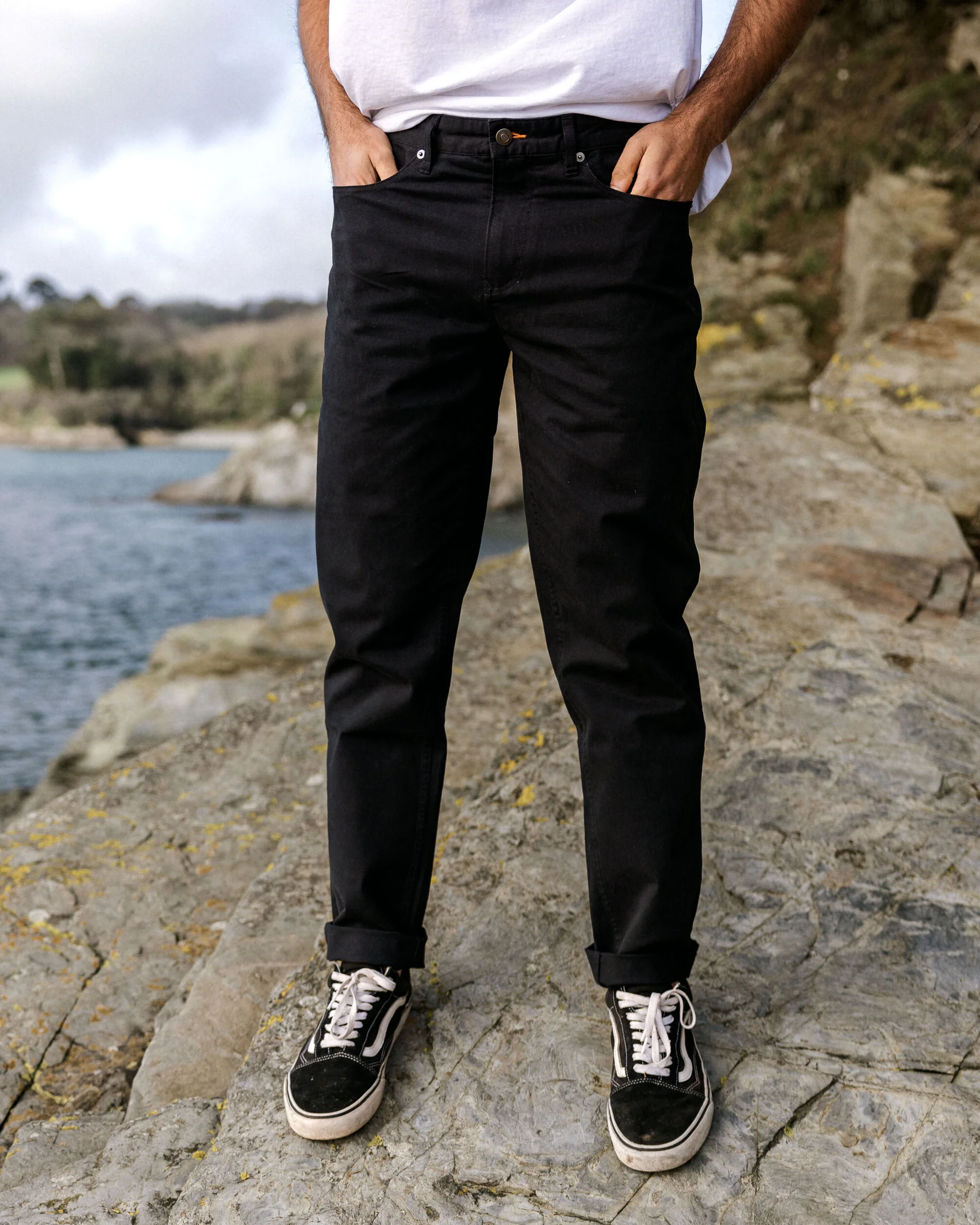 365 5 Pocket Trouser - Black - TEST