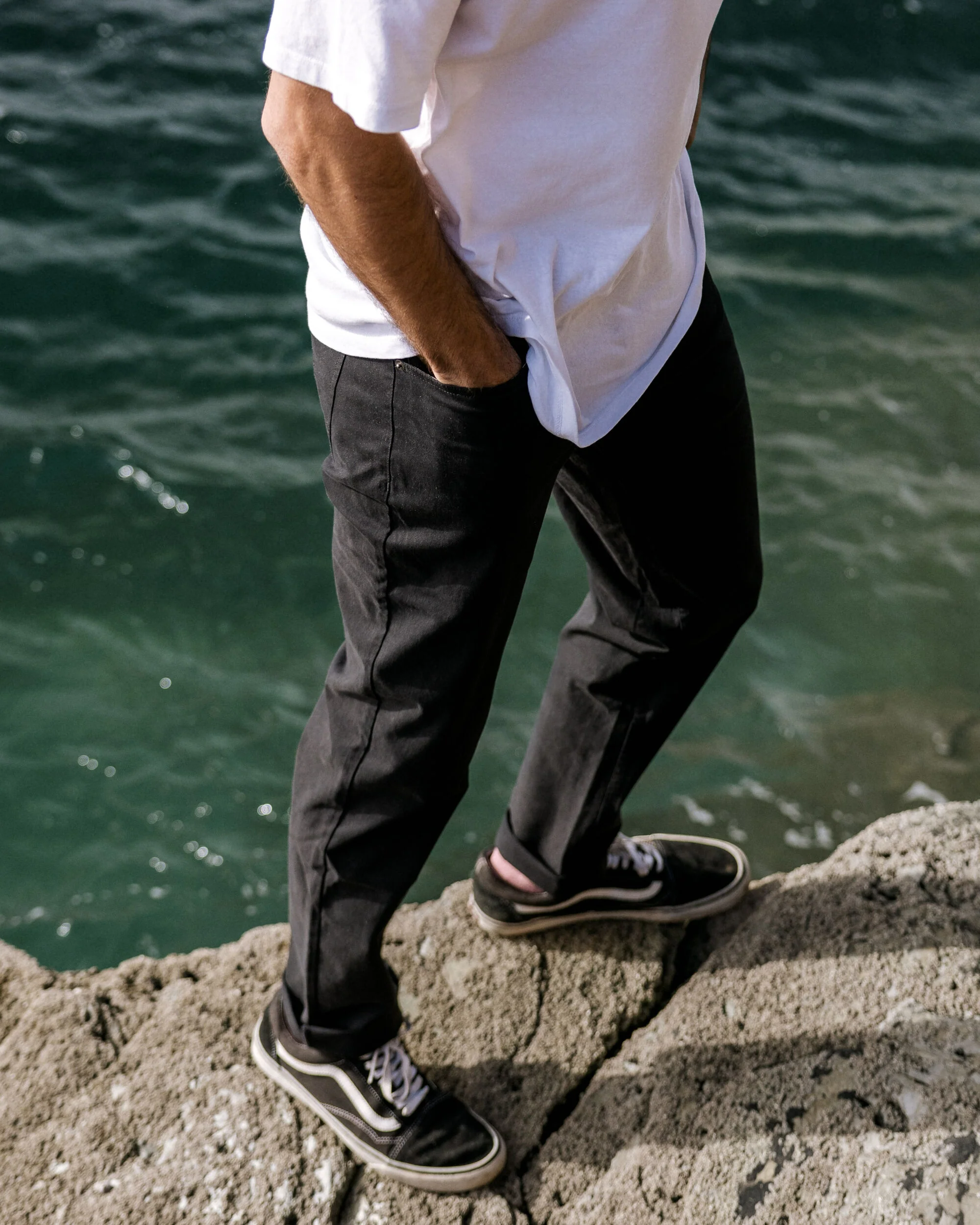 365 5 Pocket Trouser - Black - TEST - Image 7