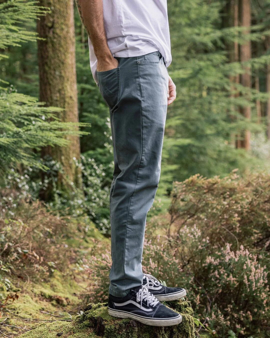 365 5 Pocket Trouser - Ocean Grey - Image 6