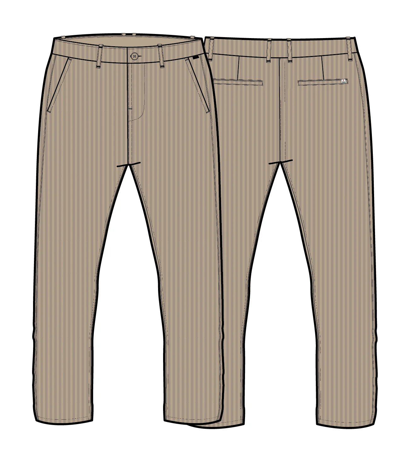 365 Cord Trouser - Stone - Image 7