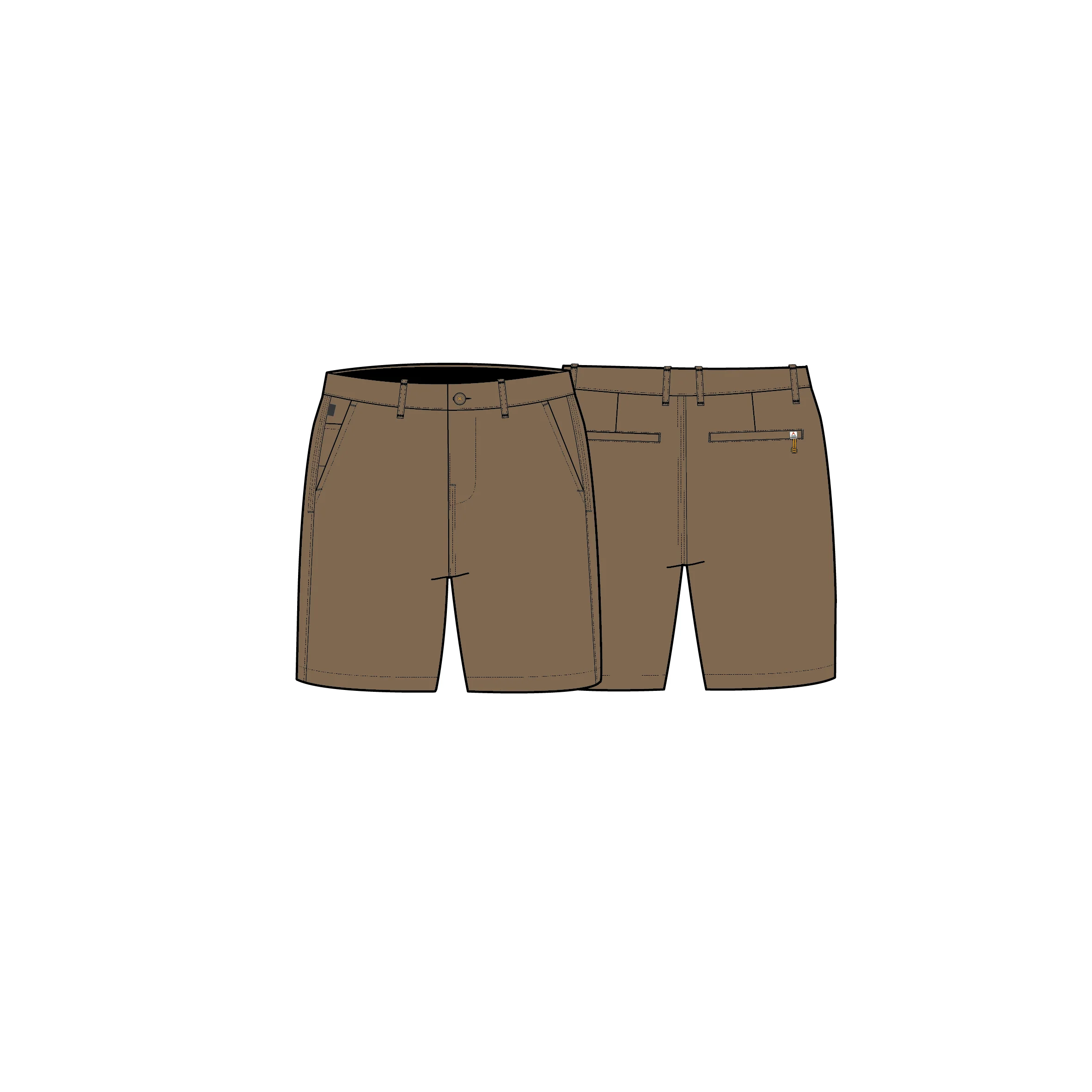 365 All Purpose NetPlus® Short - Caramel Brown - Image 10
