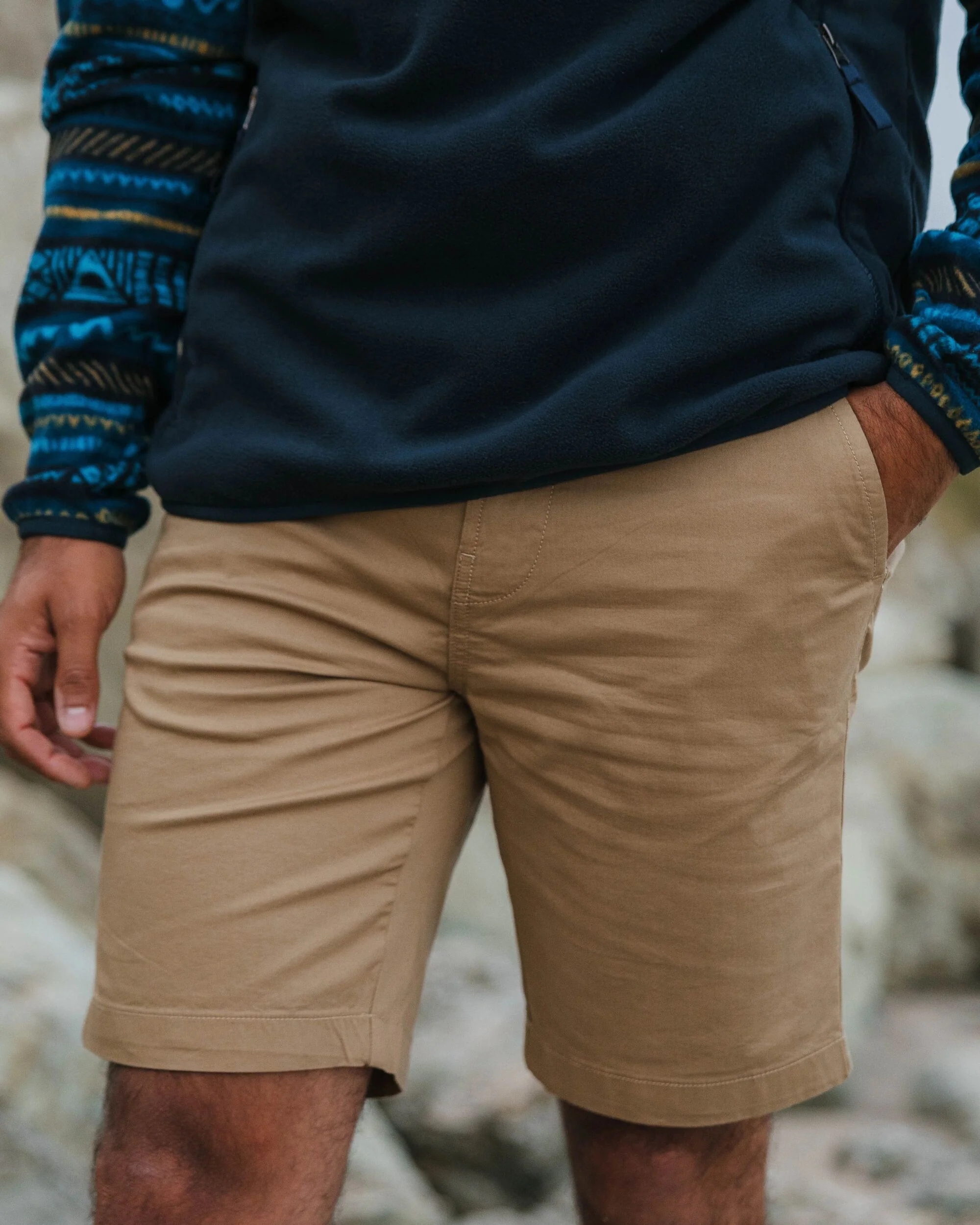 365 Light Organic Shorts - Biscuit