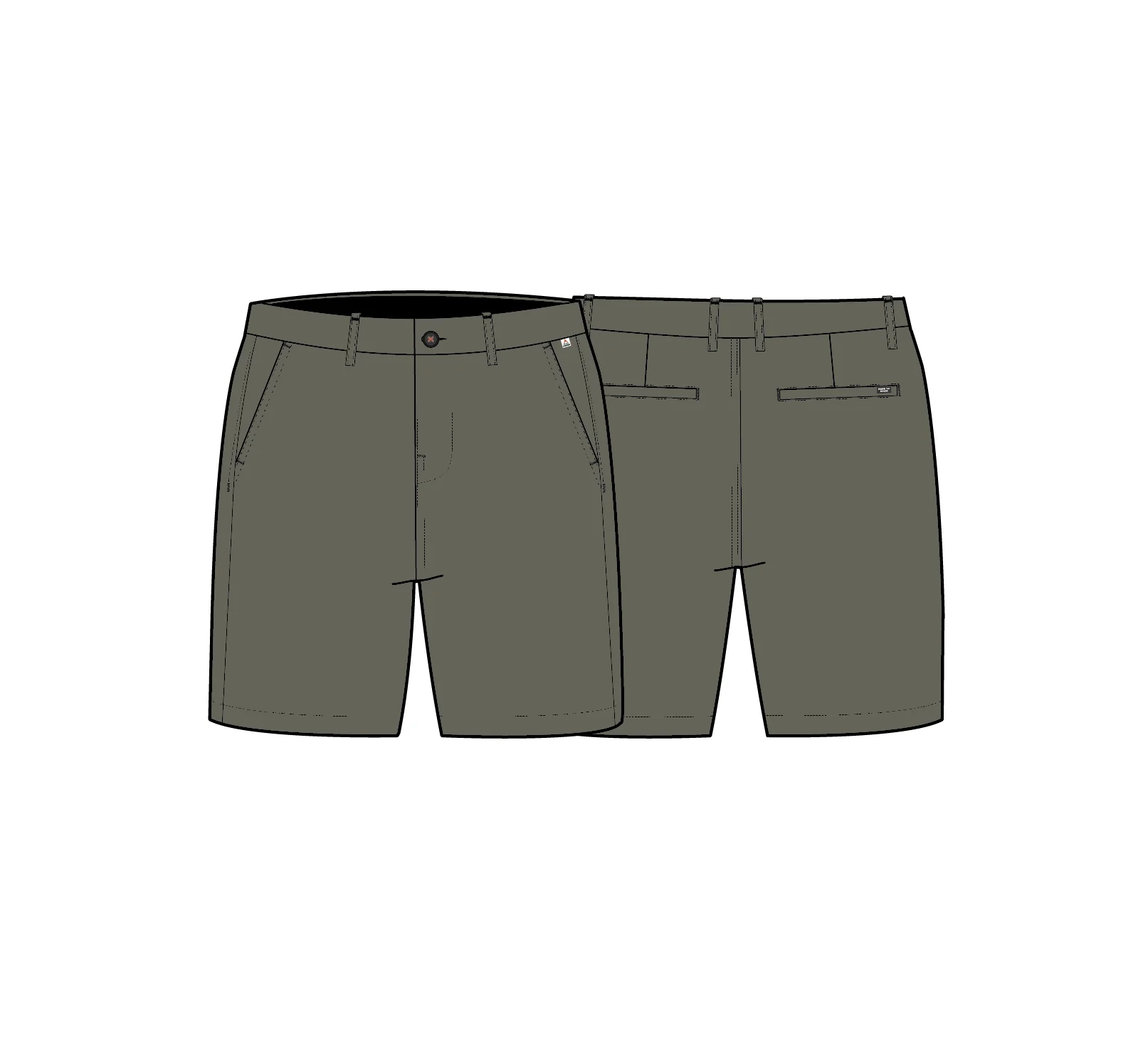 365 Short - Dusty Olive - Image 10