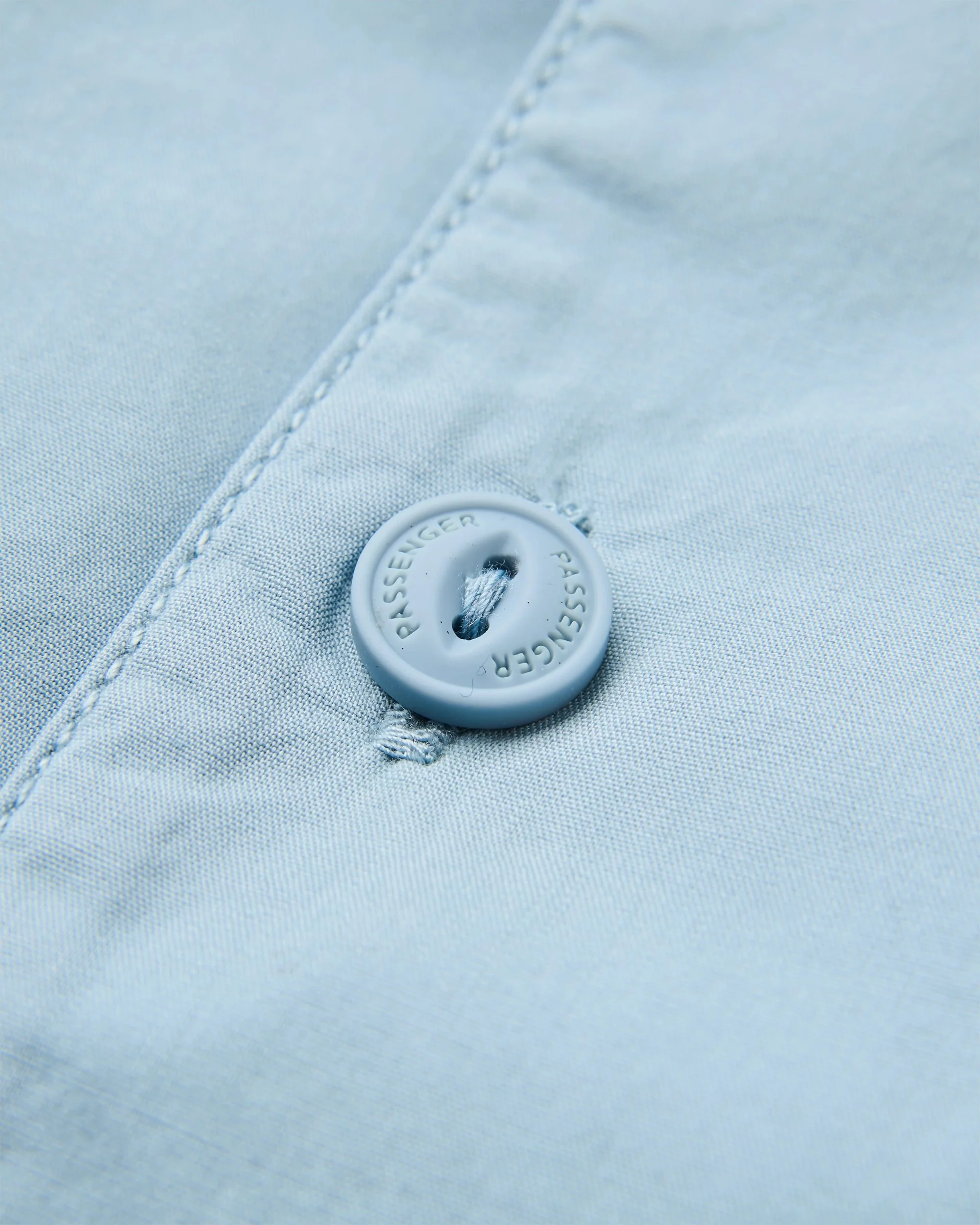 Acreage Organic Cotton LS Shirt - Faded Denim - Image 3