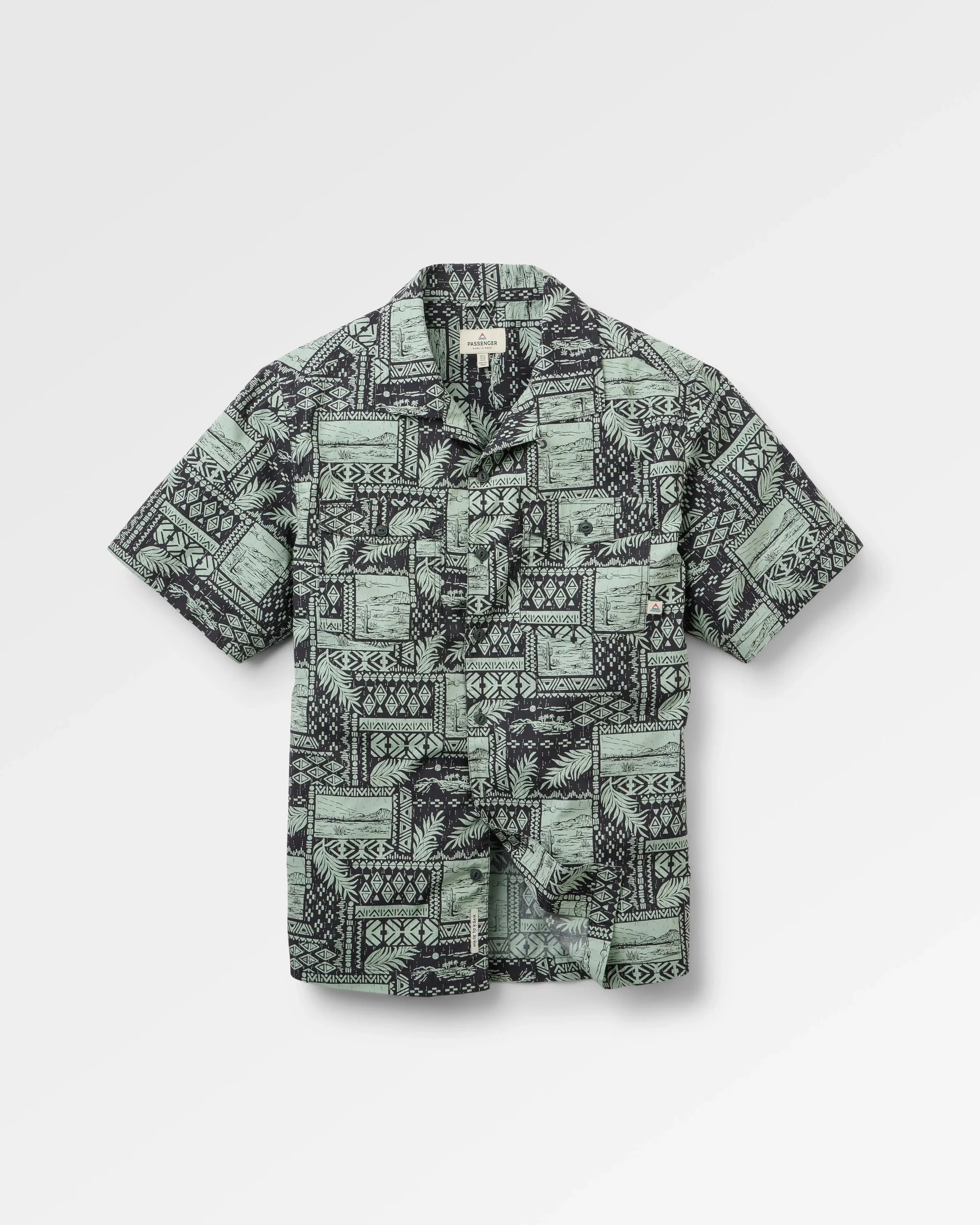 Acreage Shirt - Patchwork Faded Black