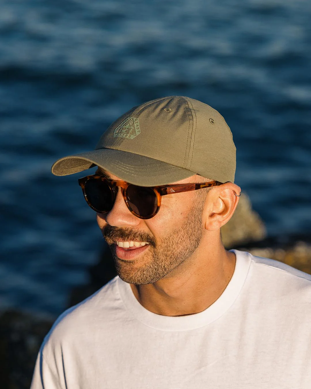 Active 6 Panel Cap - Dusty Olive