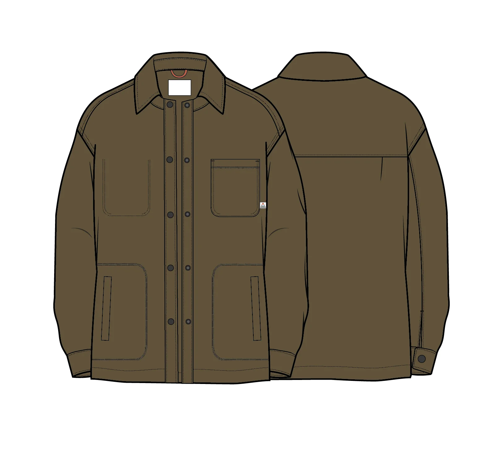 Adapt Polartec® Overshirt - Dark Olive - Image 8