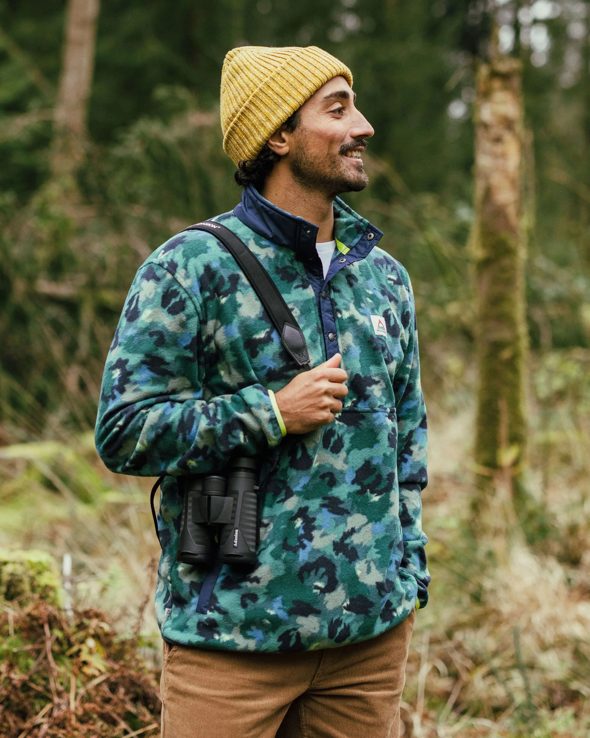 Adrift Polar Fleece - Alpine Camo Rain Forest - Image 4