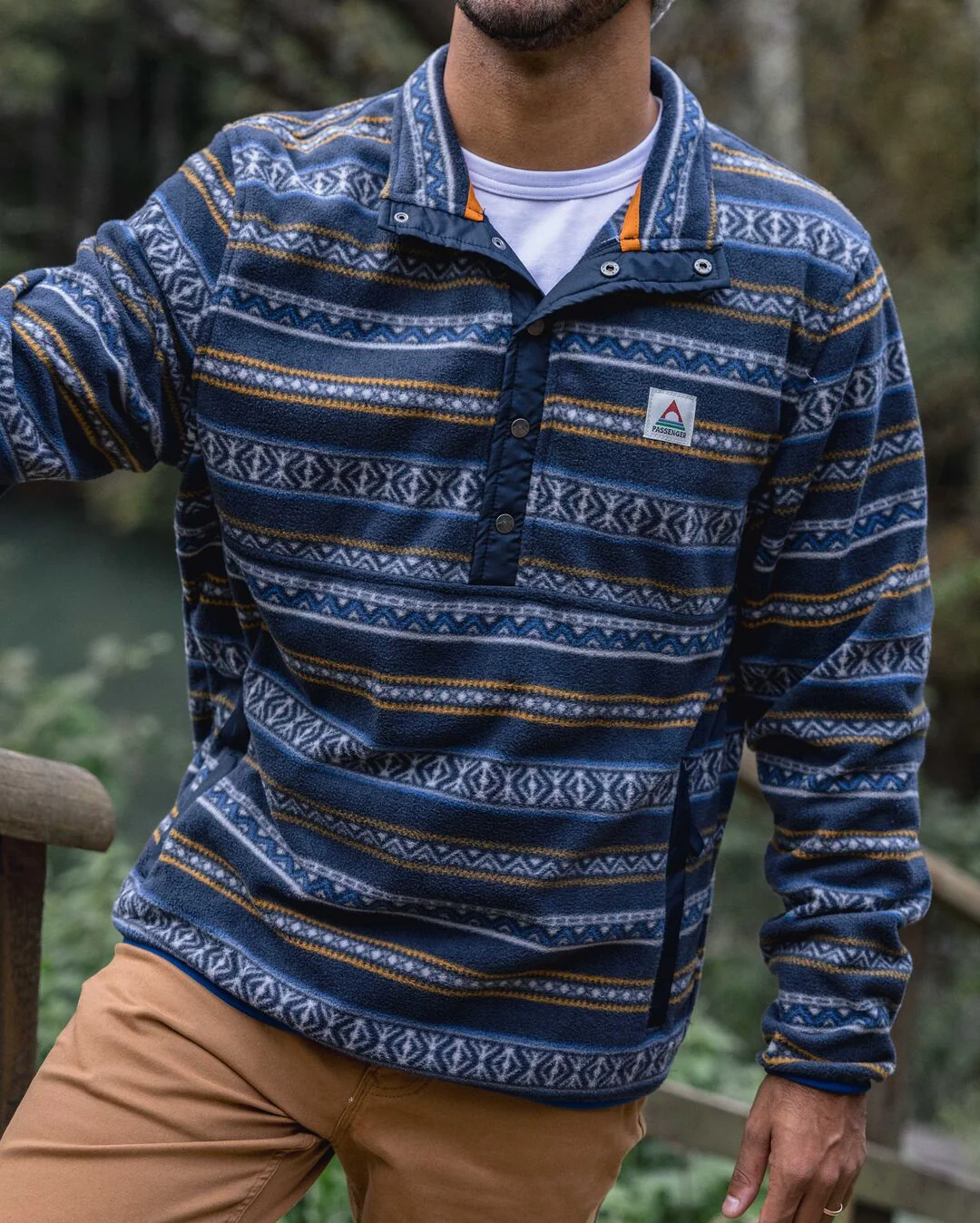 Adrift Polar Fleece - Midnight Fairisle