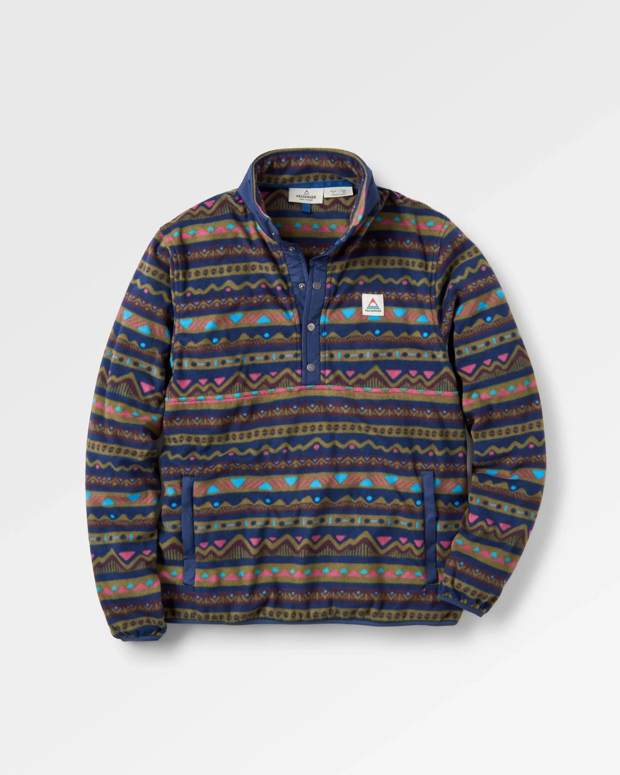Adrift Polar Fleece - Mountain Geo Multi
