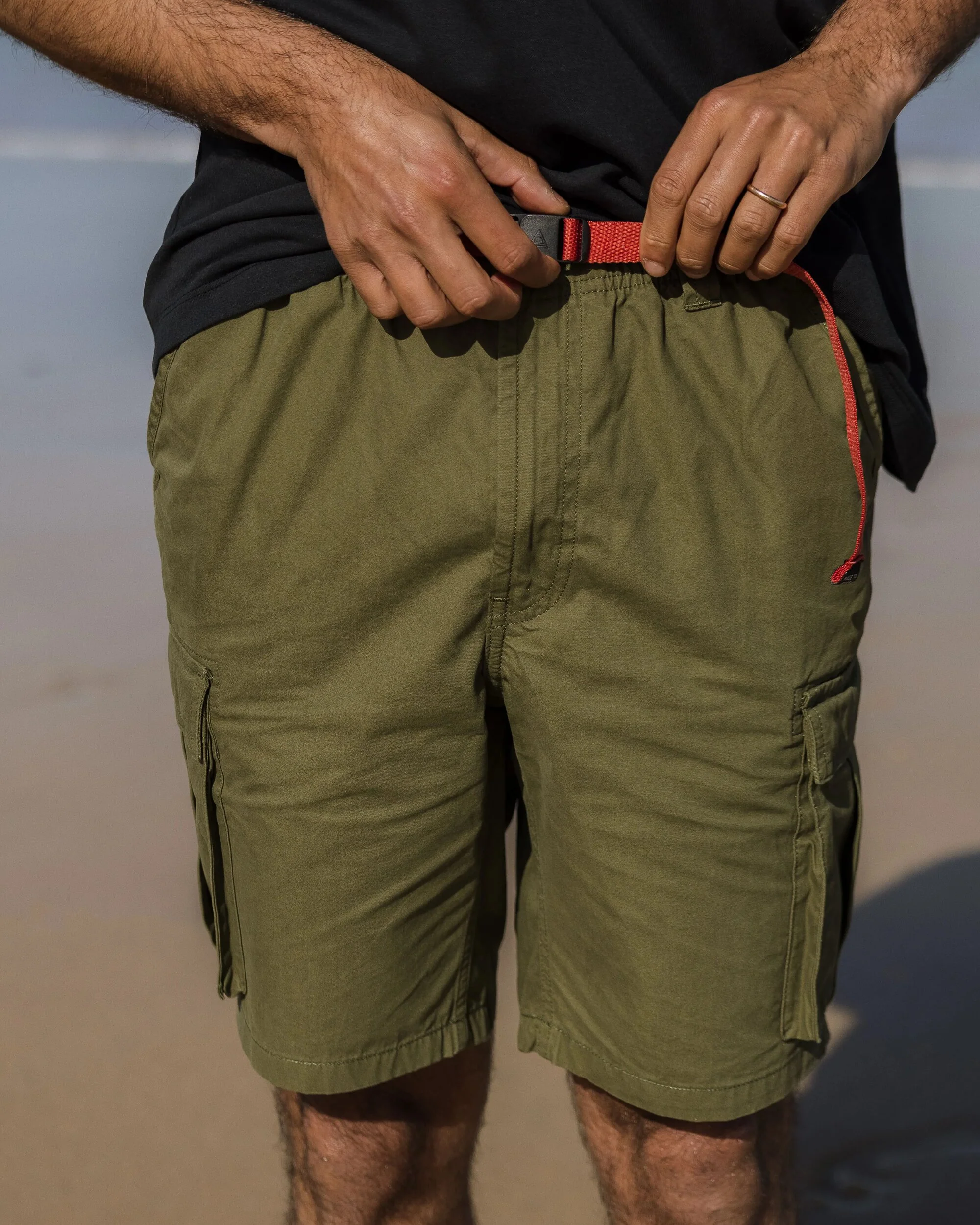 Adventurer Cargo Cotton Short - Khaki - Image 3