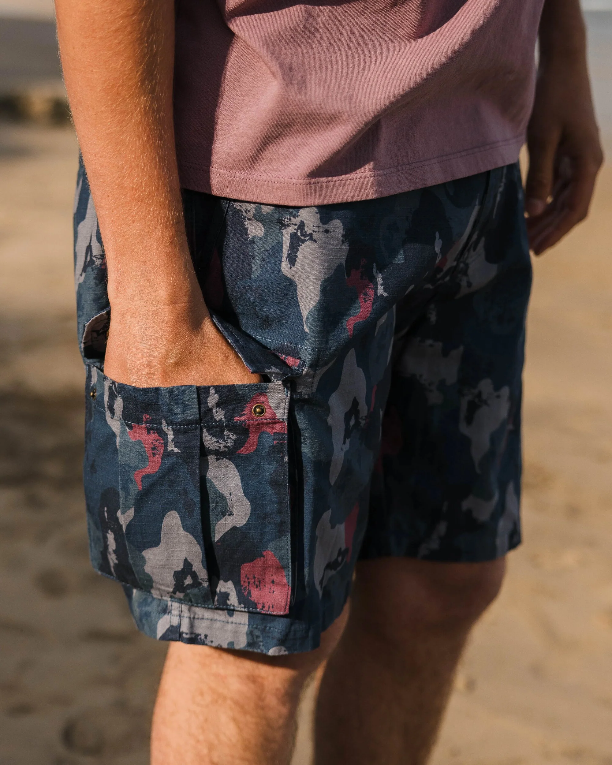 Adventurer Cargo Cotton Short - Sycamore Camo - Image 6