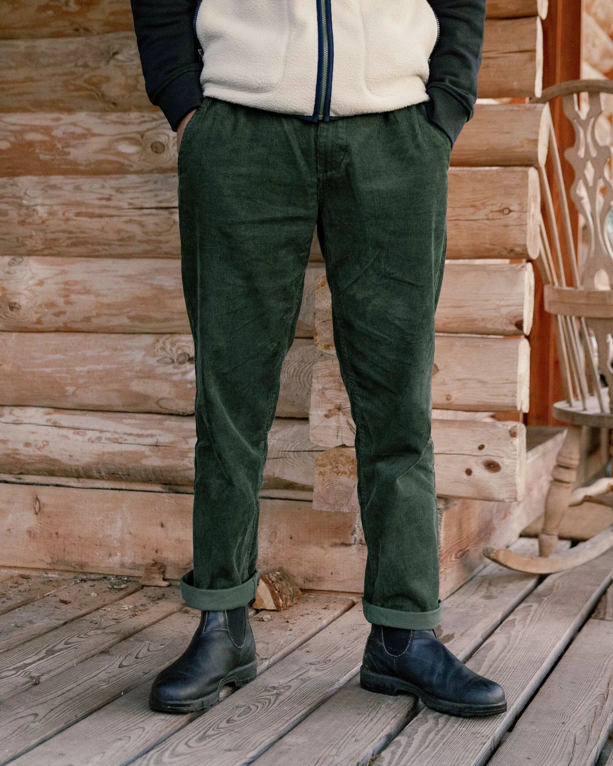 Adventurer Cord Trouser - Fir Tree - Image 4