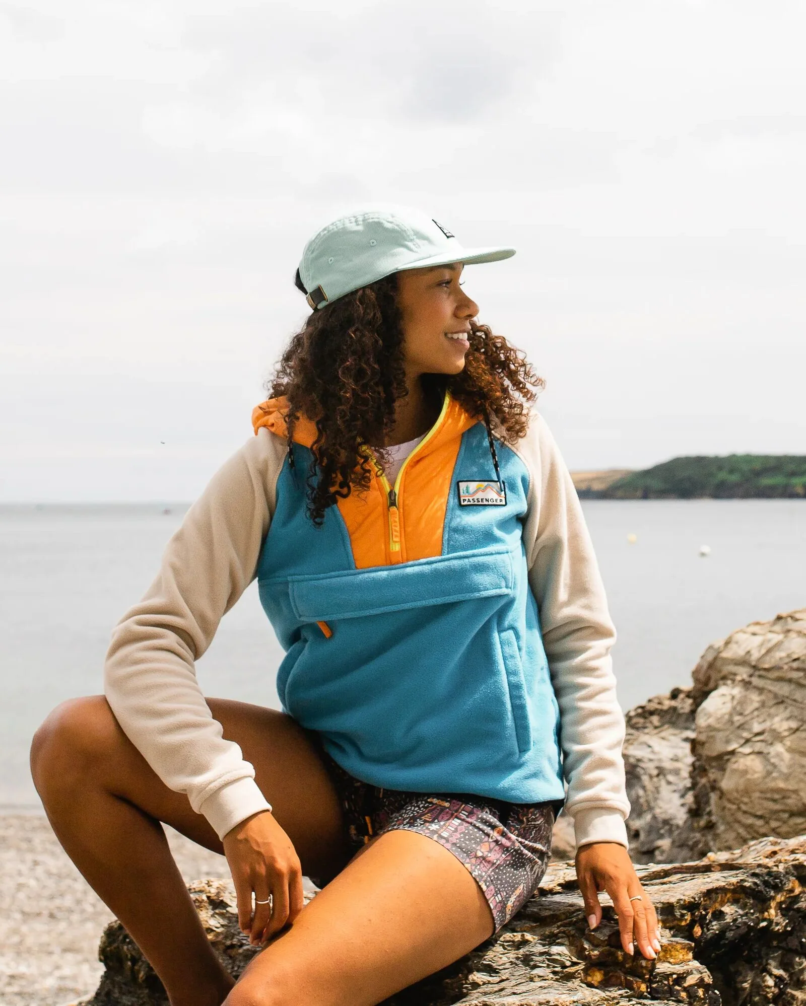 Alexander Polar Hooded Fleece - Blue Pool