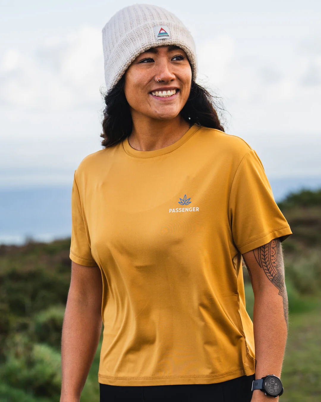 Align Active T-Shirt - Dusty Ochre - Image 4