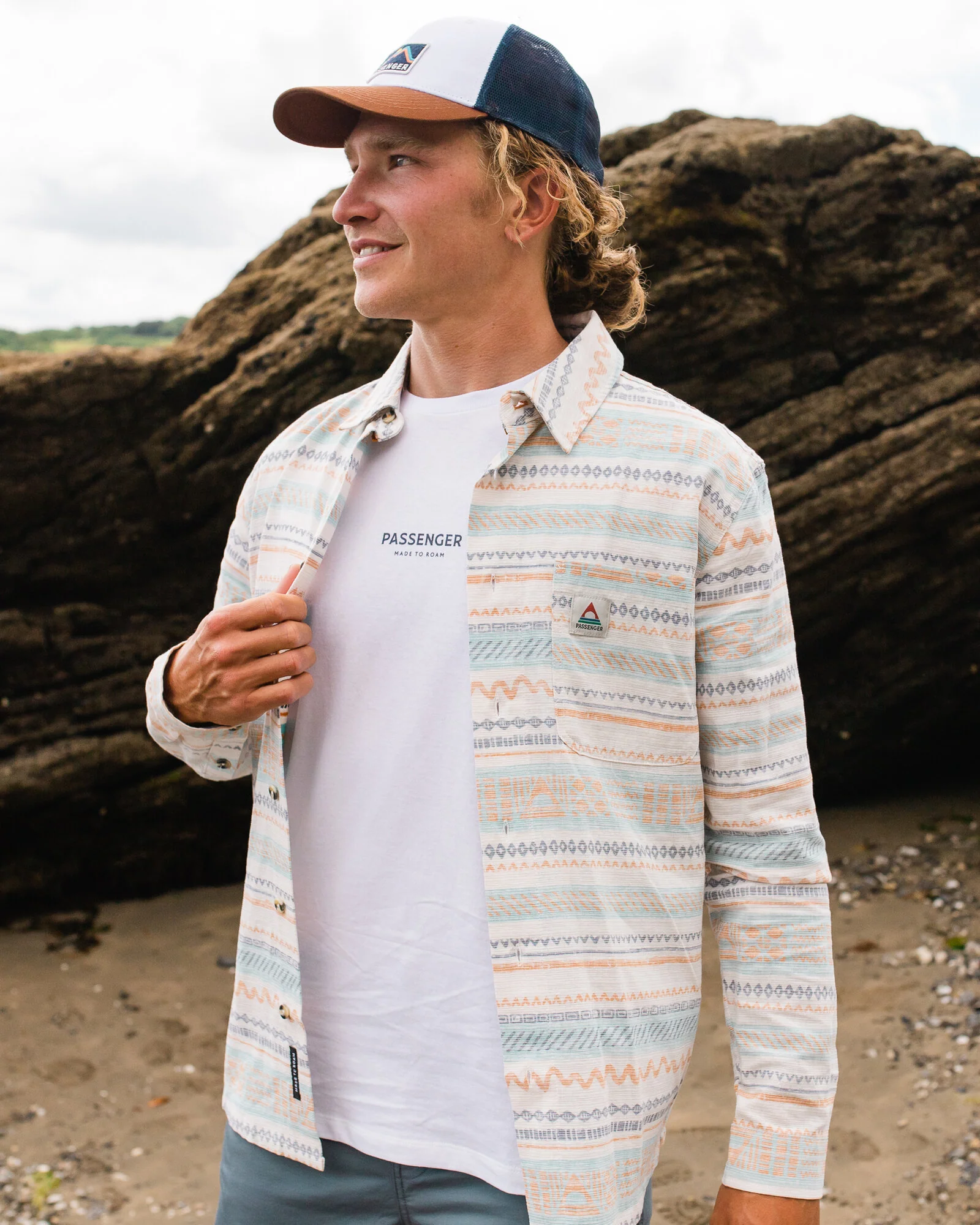 Amboro Shirt - Patchwork Stripe Birch