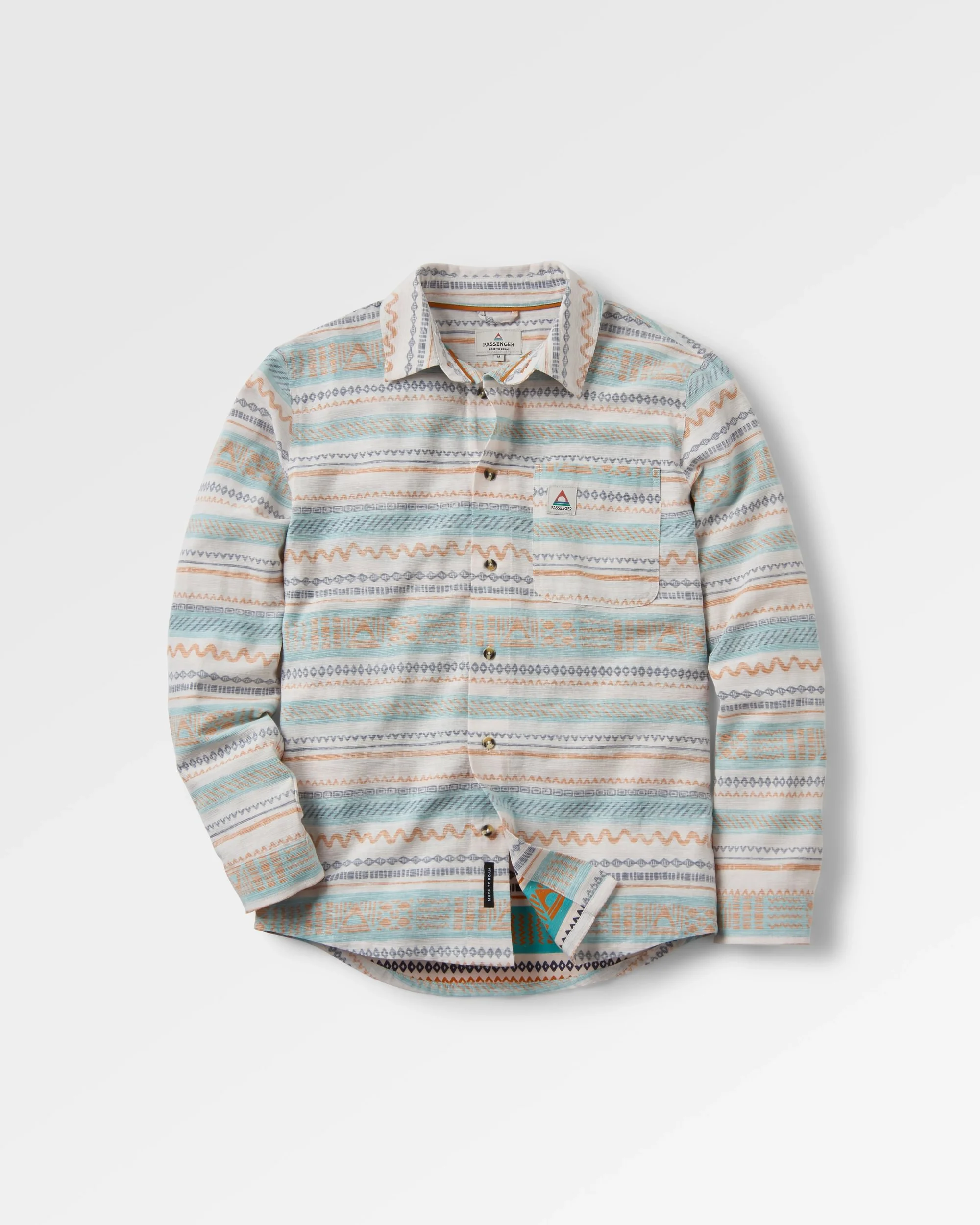 Amboro Shirt - Patchwork Stripe Birch - Image 2