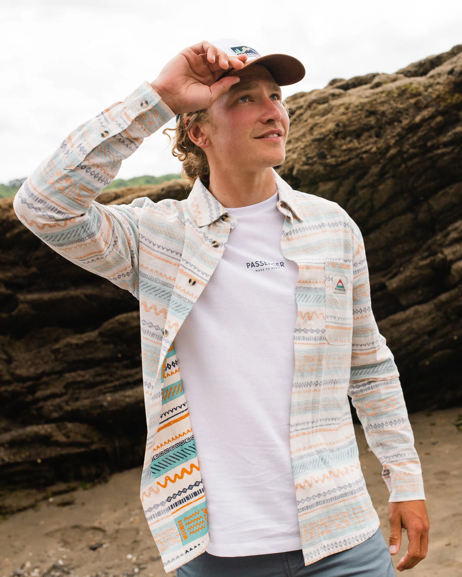 Amboro Shirt - Patchwork Stripe Birch - Image 6