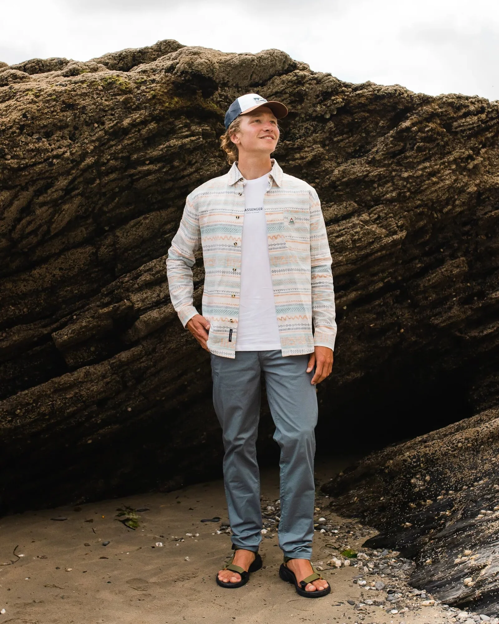 Amboro Shirt - Patchwork Stripe Birch - Image 7