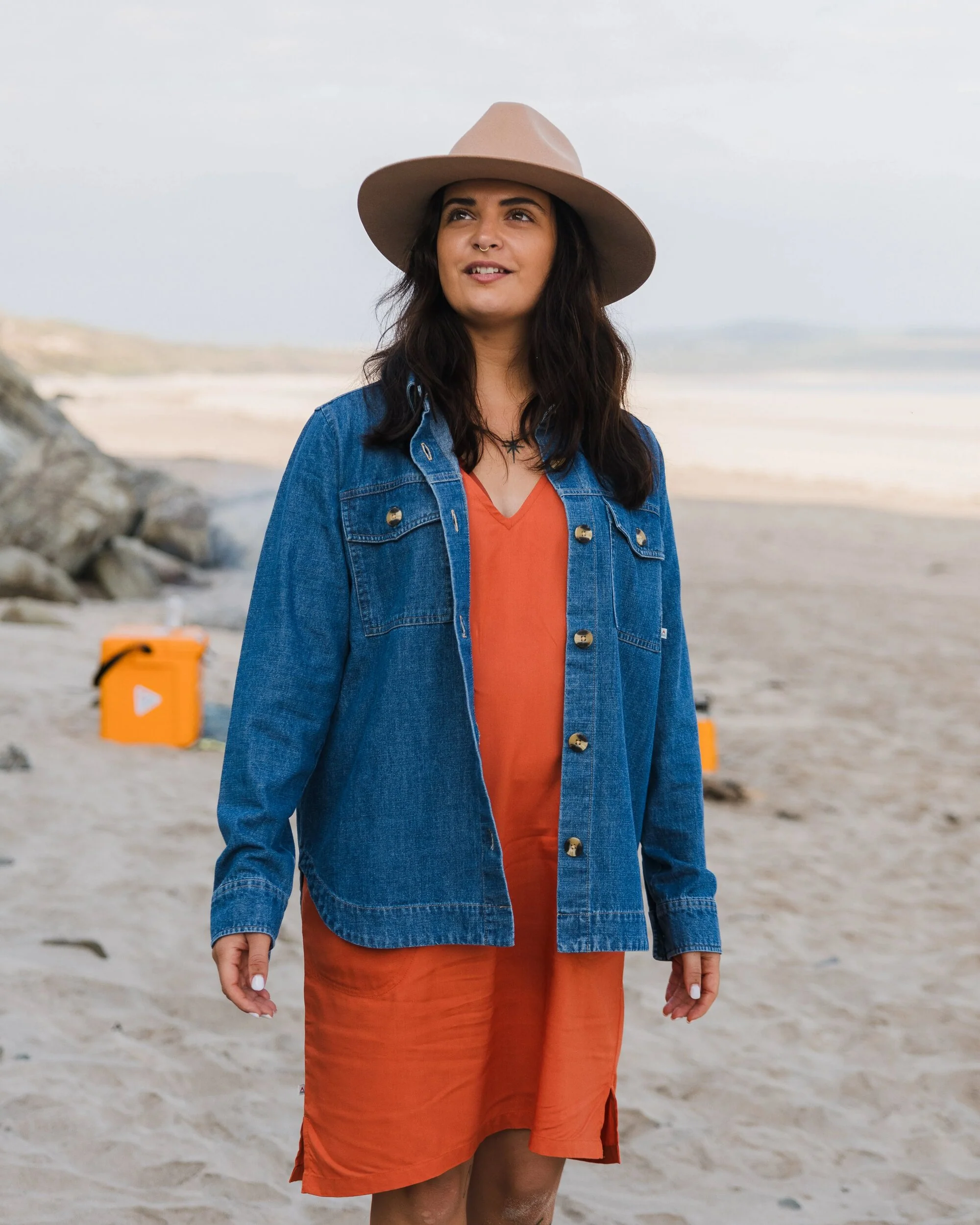 Ambrose Oversized Dress - Burnt Orange - Image 5