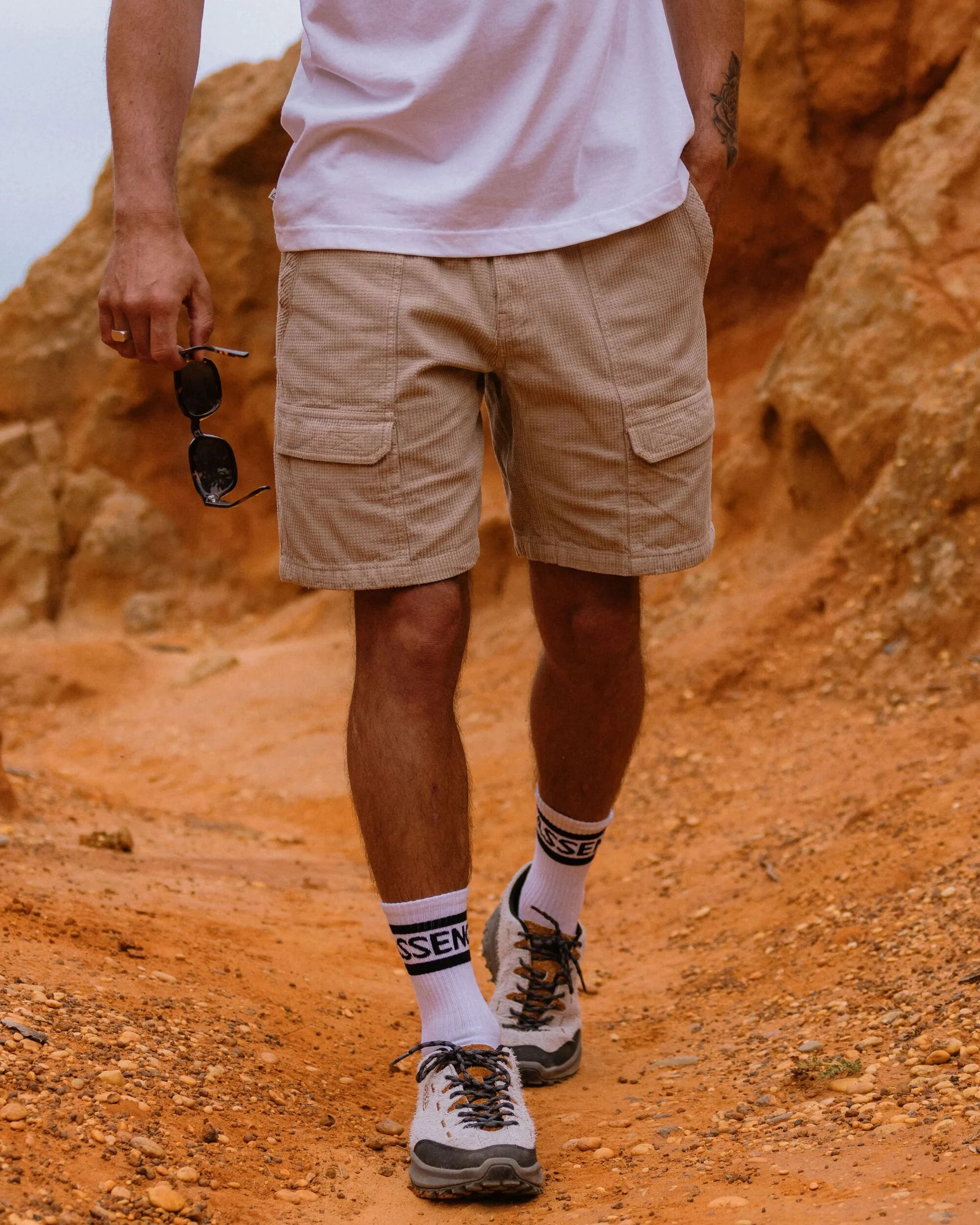 Apex Grid Cord Short - Simply Taupe