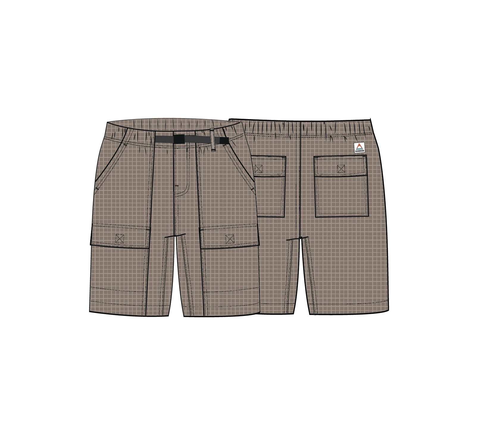 Apex Grid Cord Short - Simply Taupe - Image 13