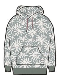 Arame Organic Cotton Hoodie - Seaweed Pistachio - Image 11