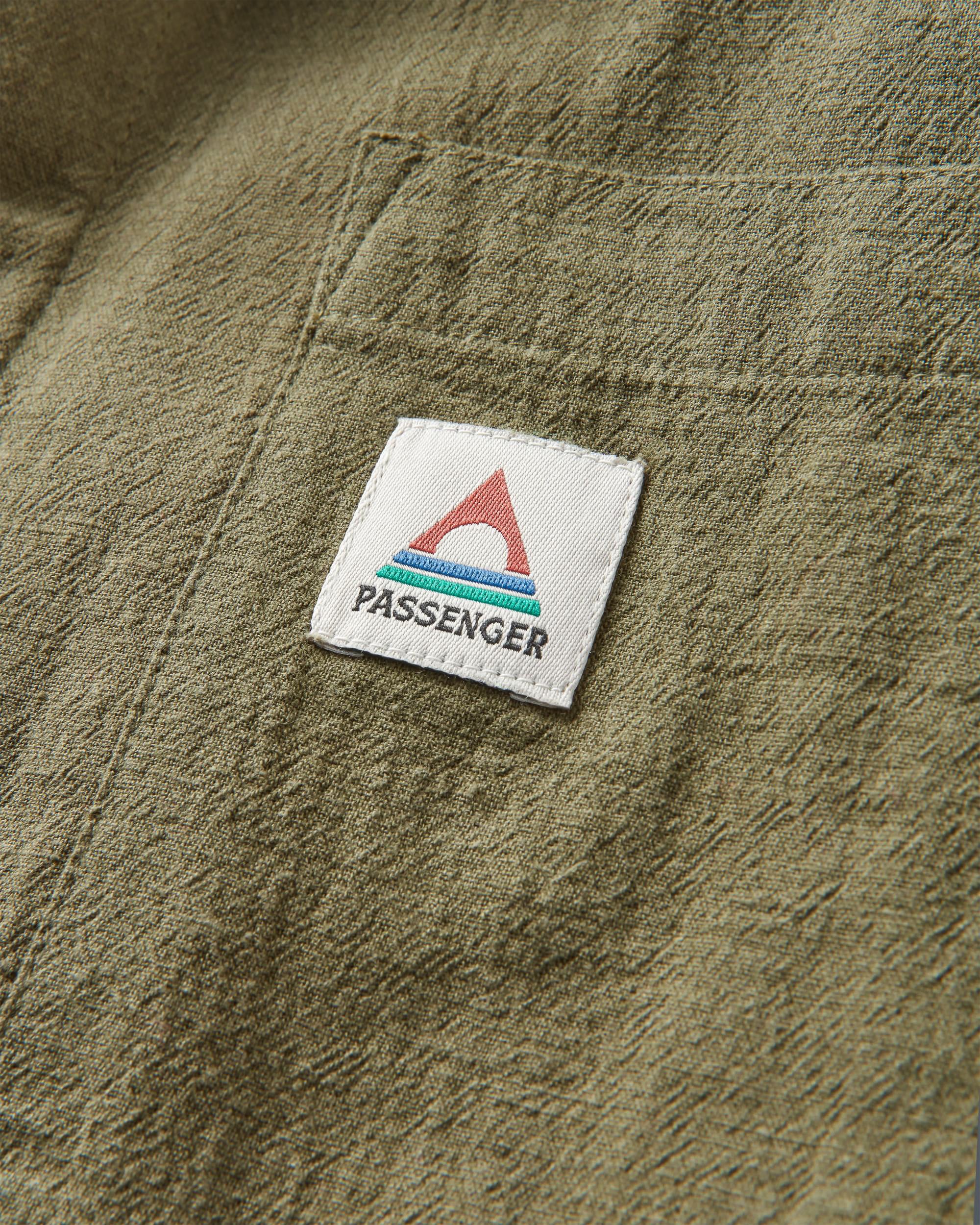 Arica Textured Shirt - Khaki - Image 8