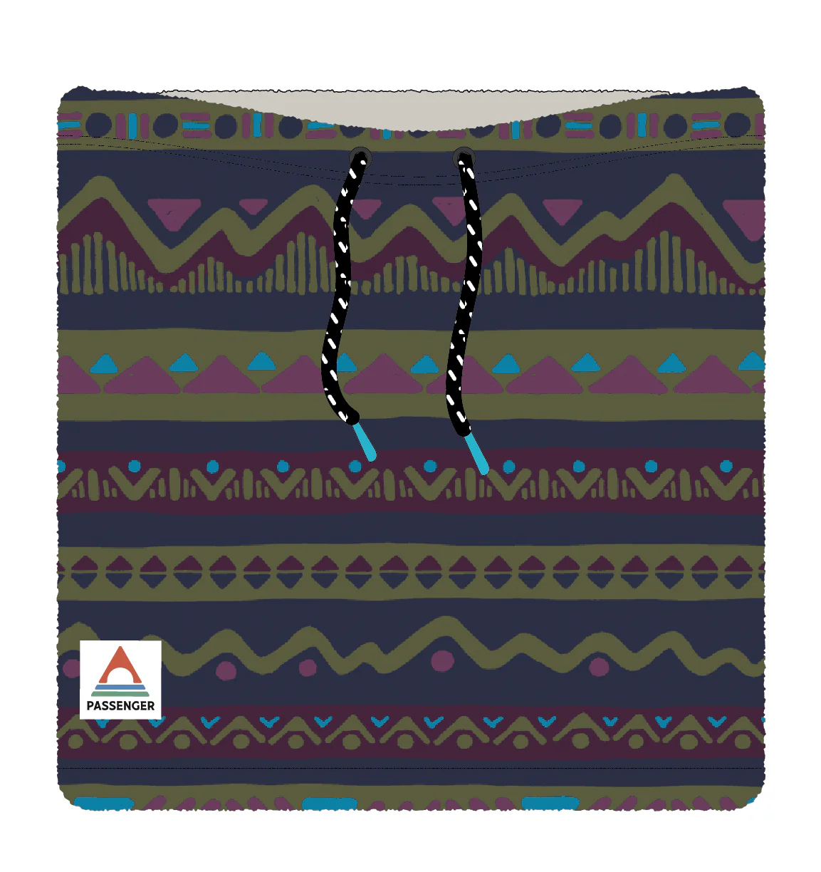 Ash Sherpa Fleece Snood - Mountain Geo Multi - Image 4