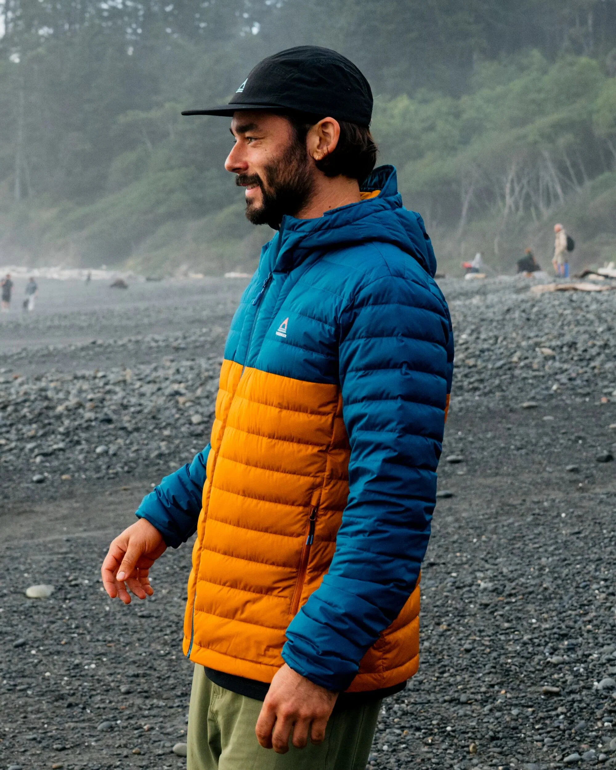 Ashland Down Jacket - Retro Orange/Tidal Blue