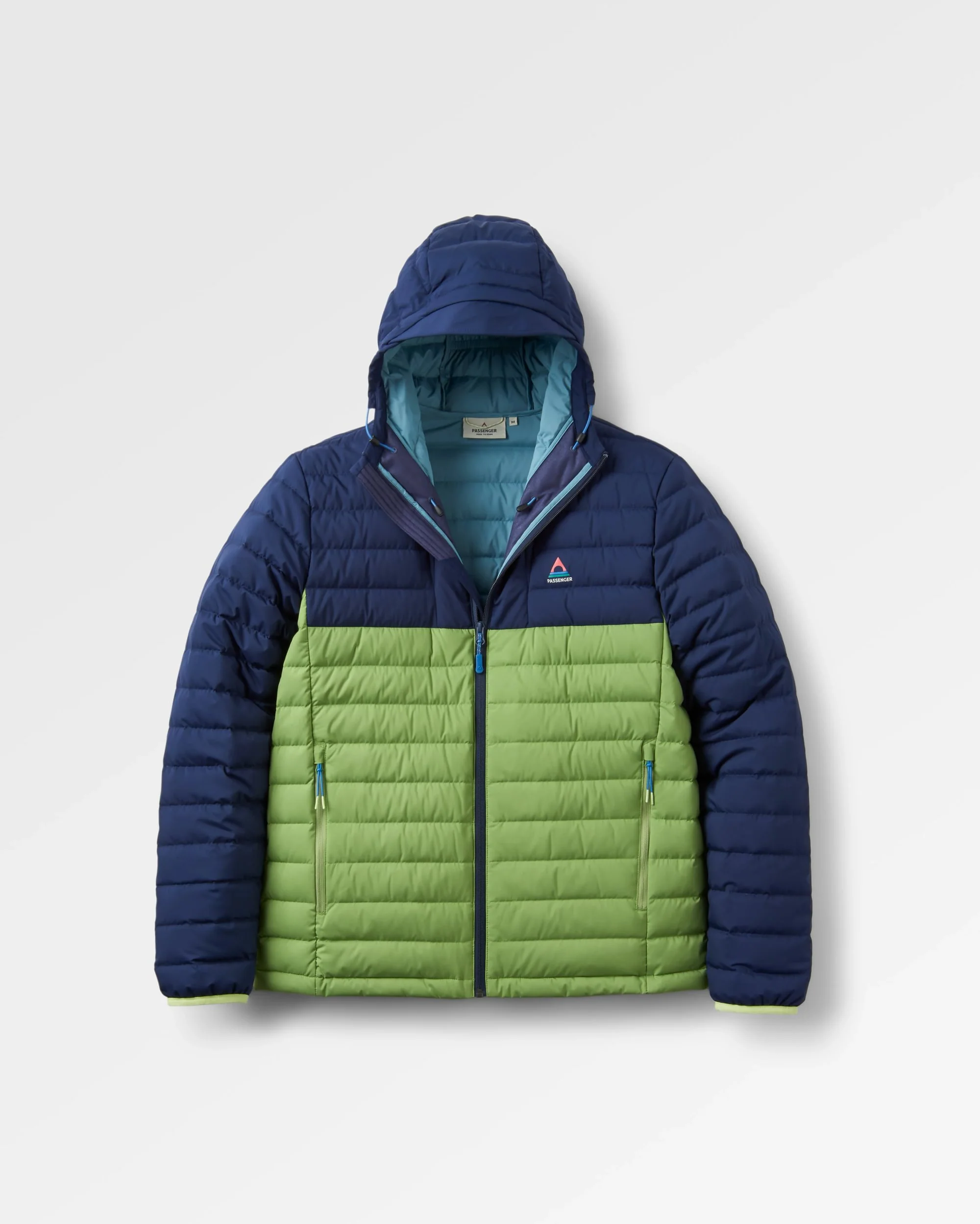 Ashland Down Jacket - Rich Navy/Pear Green - Image 2