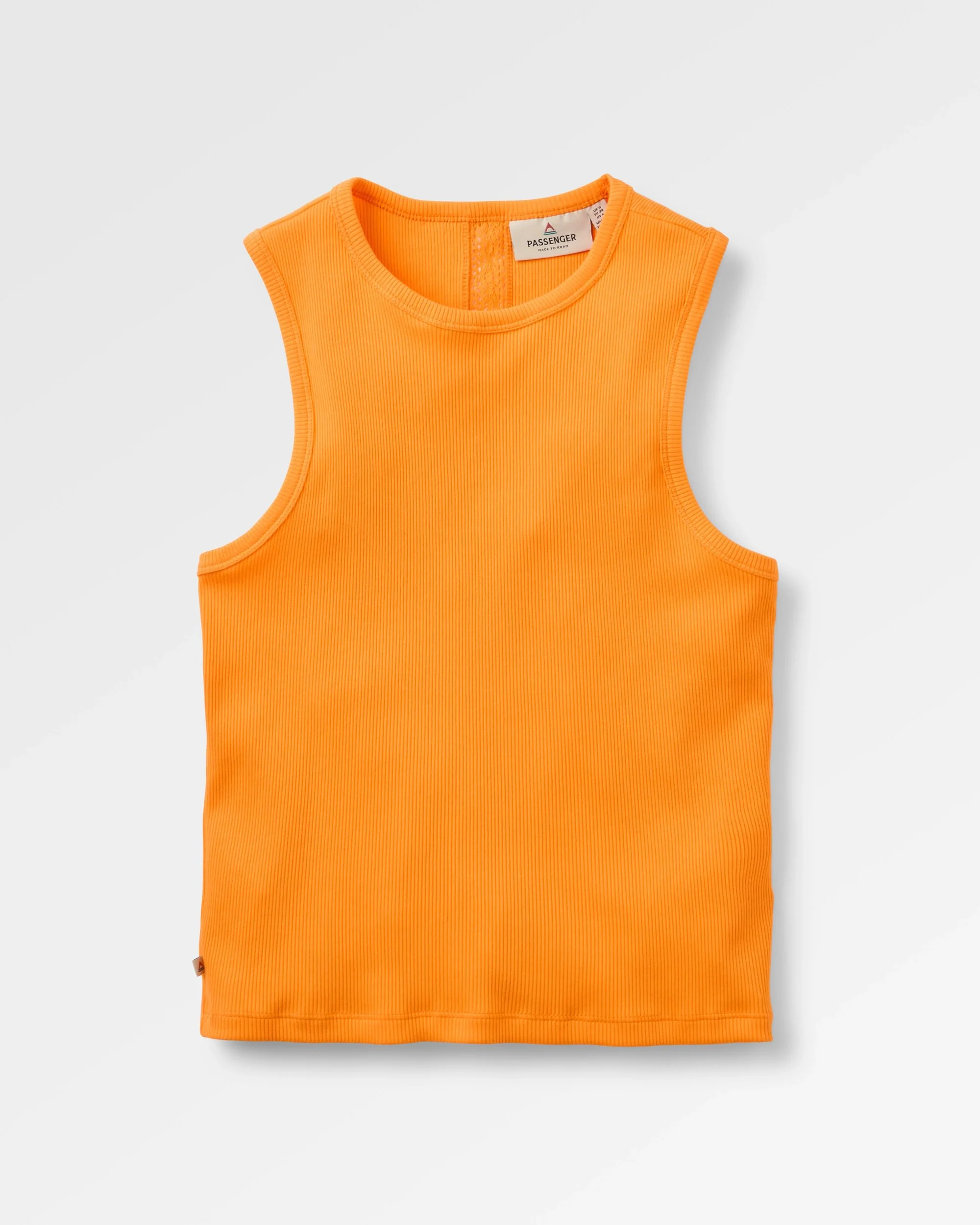 Atmos Ribbed Tank Vest - Bright Orange