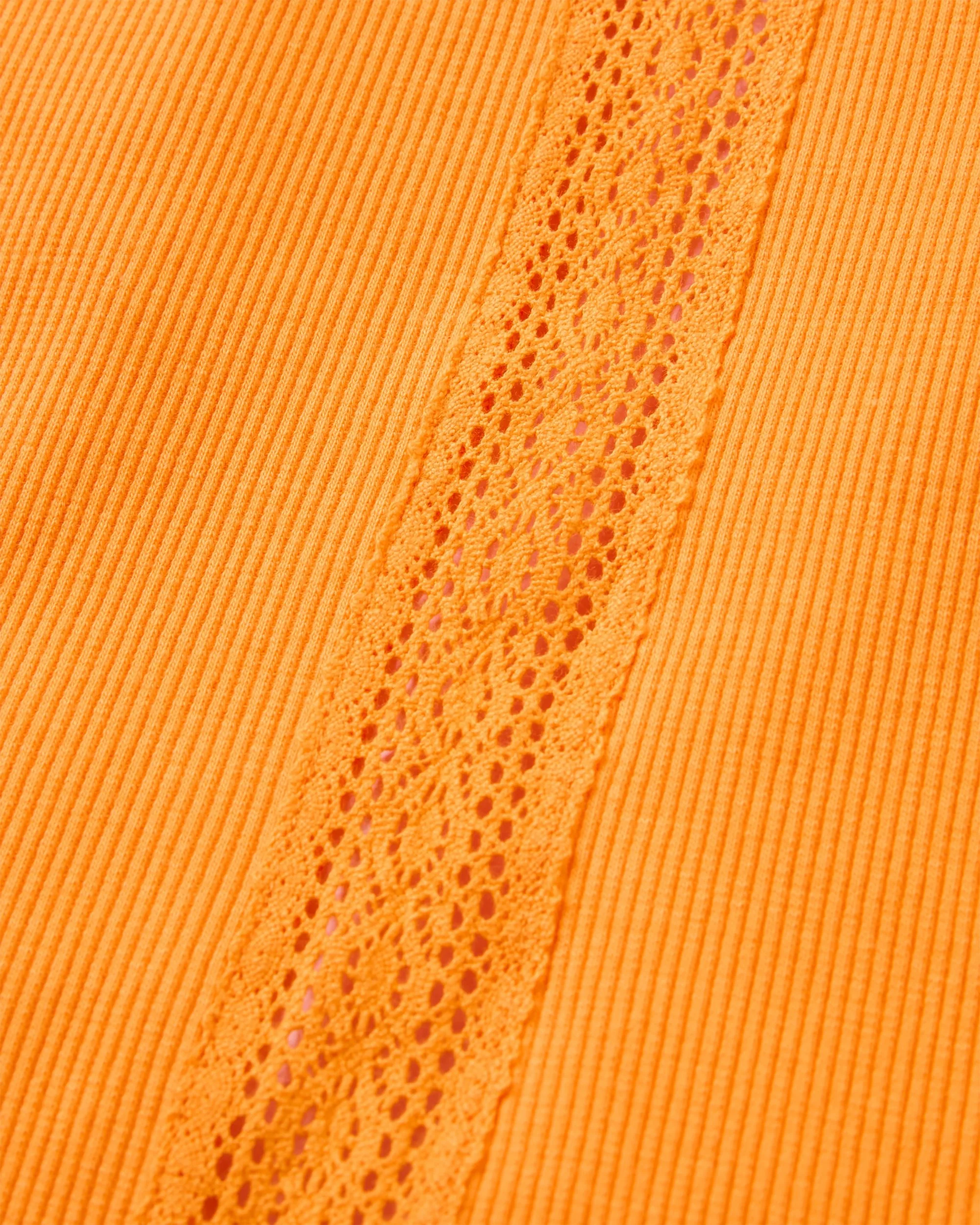 Atmos Ribbed Tank Vest - Bright Orange - Image 2