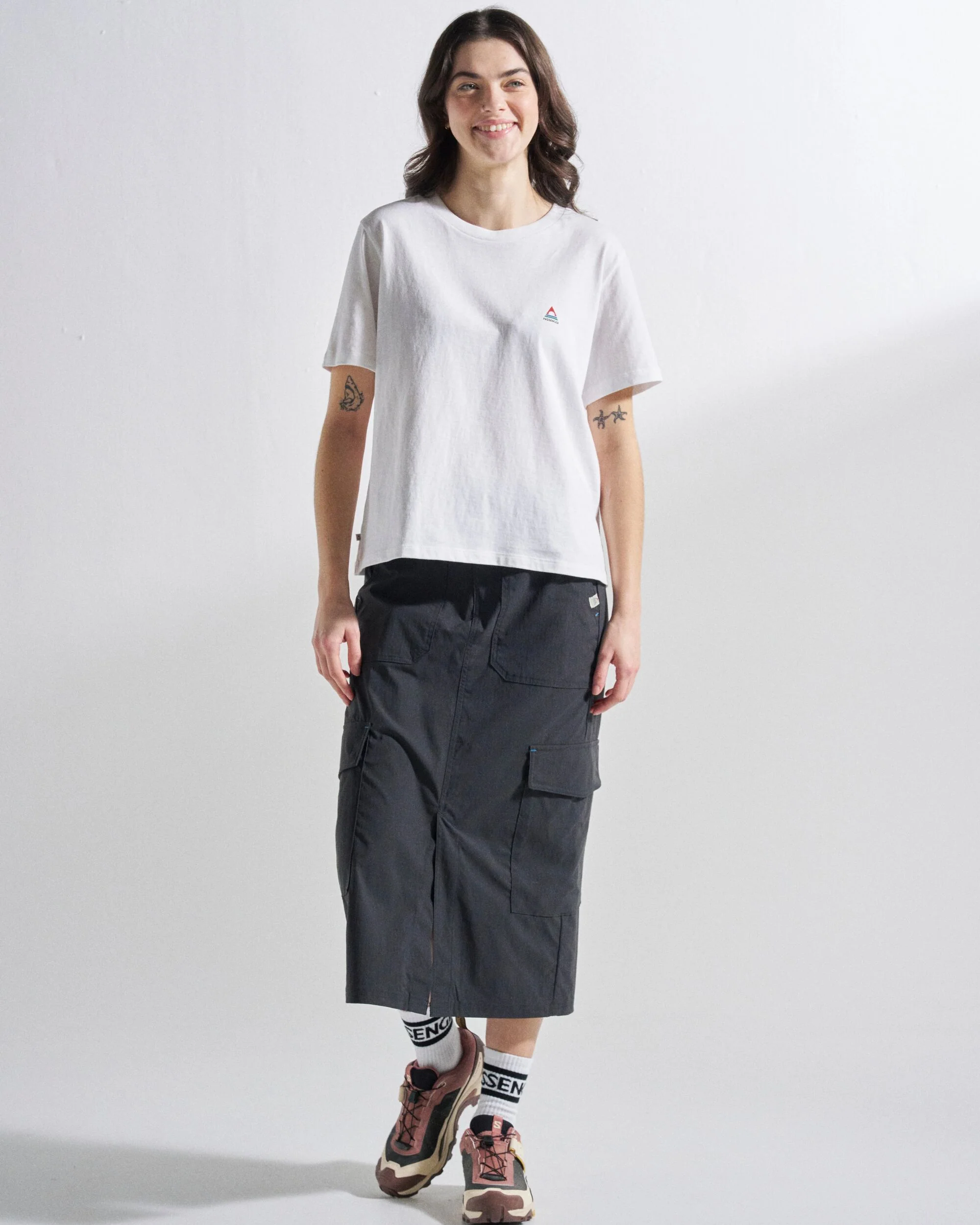 Avian Cargo Ripstop Skirt - Faded Black - Image 5