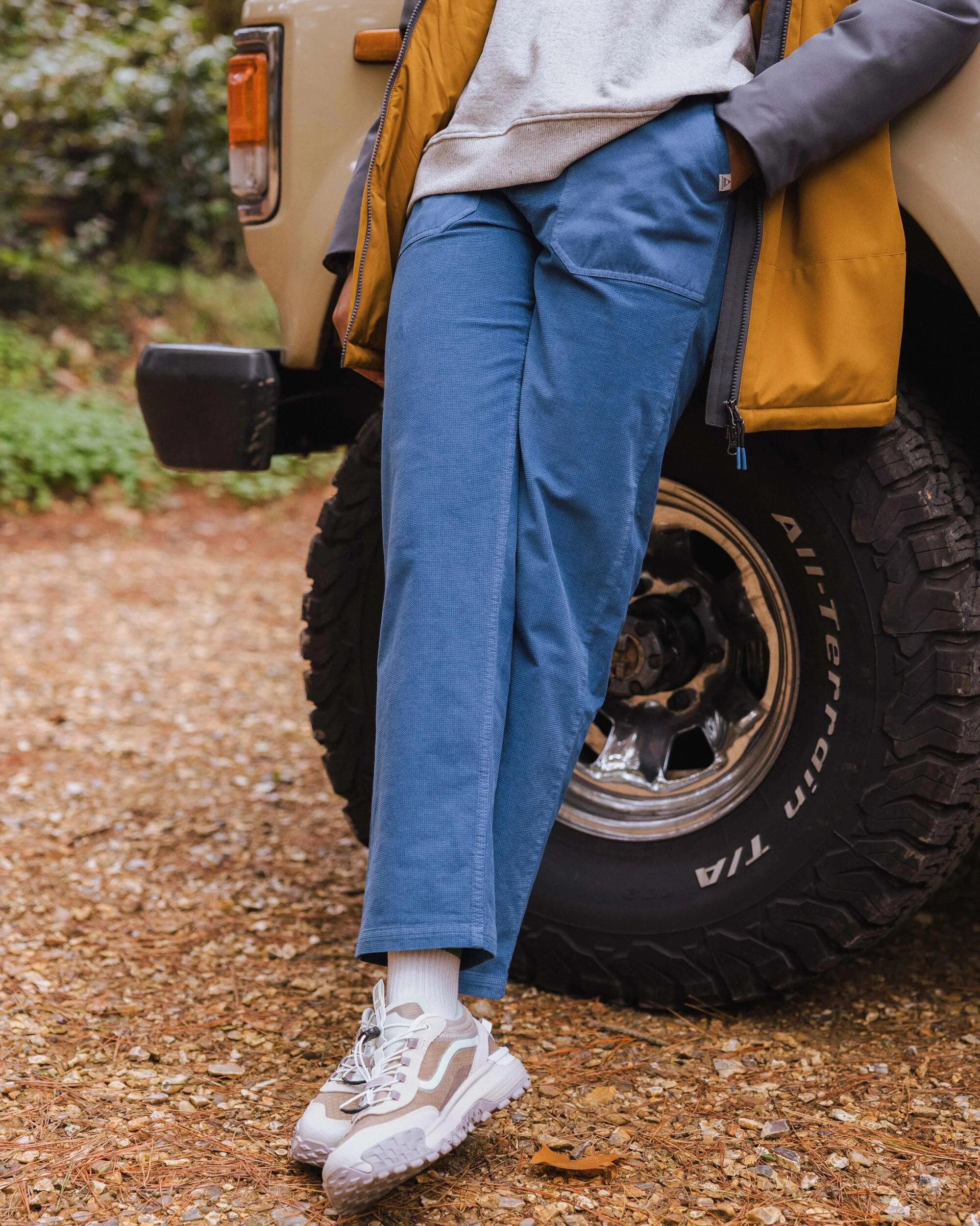 Avian Cord Trouser - Dark Denim