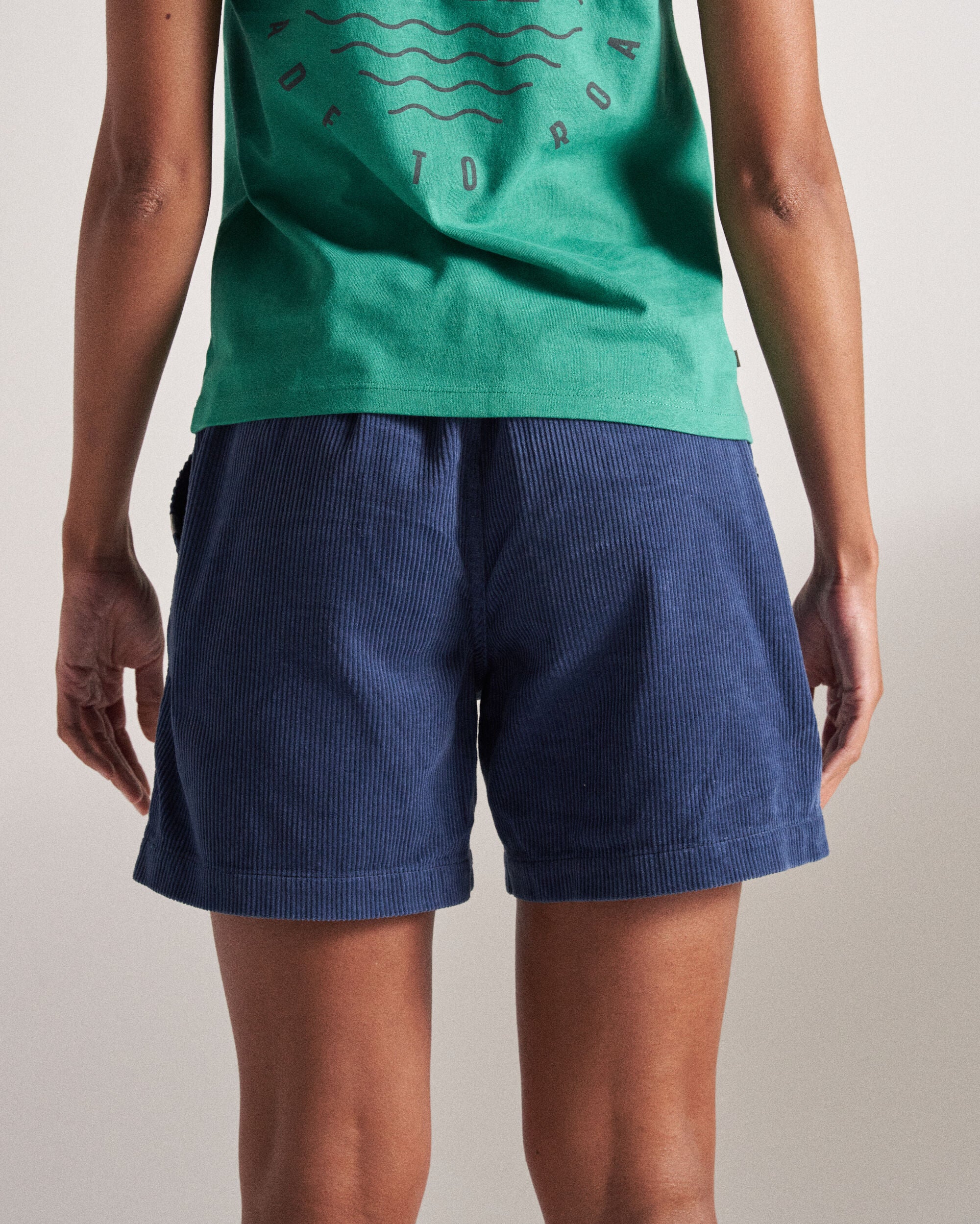 Avian Organic Cord Short - Dark Denim - Image 6