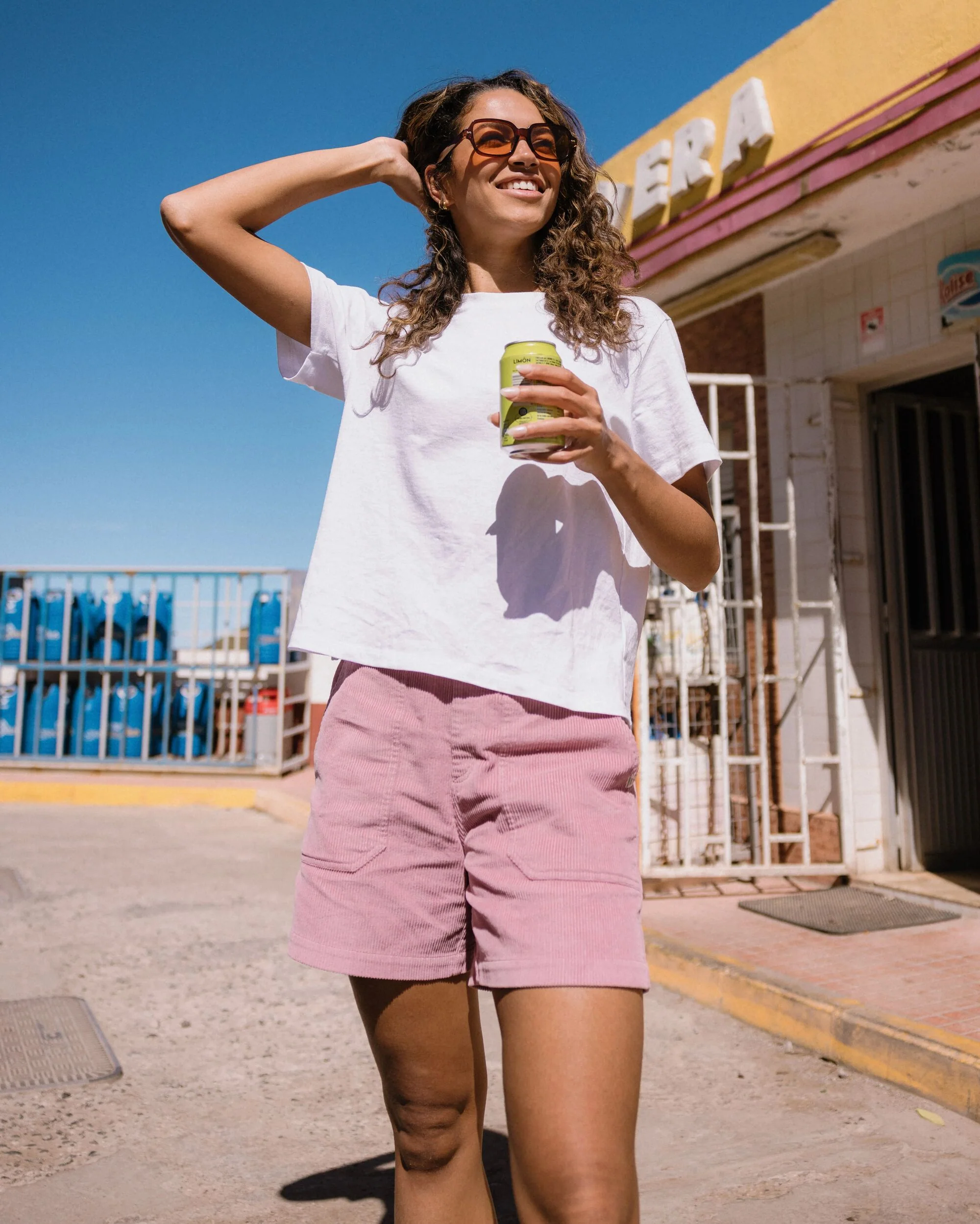 Avian Organic Cord Short - Pink Haze