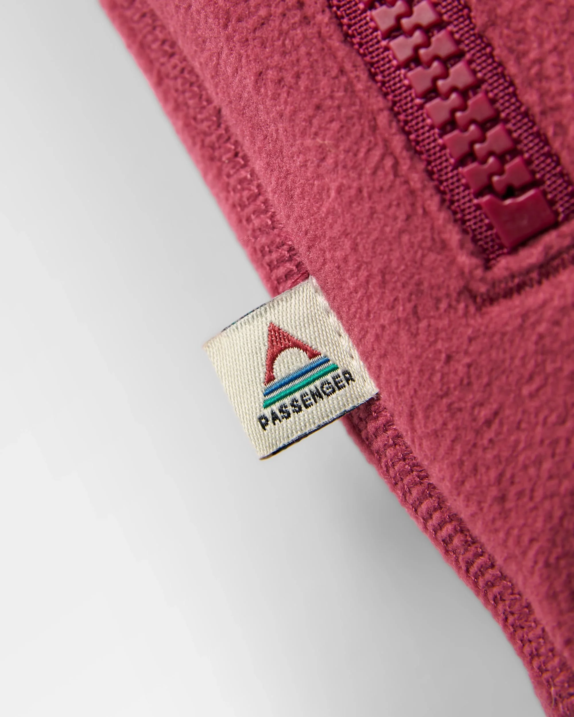 Ayla Micro Polartec® Crew Fleece - Maroon - Image 8
