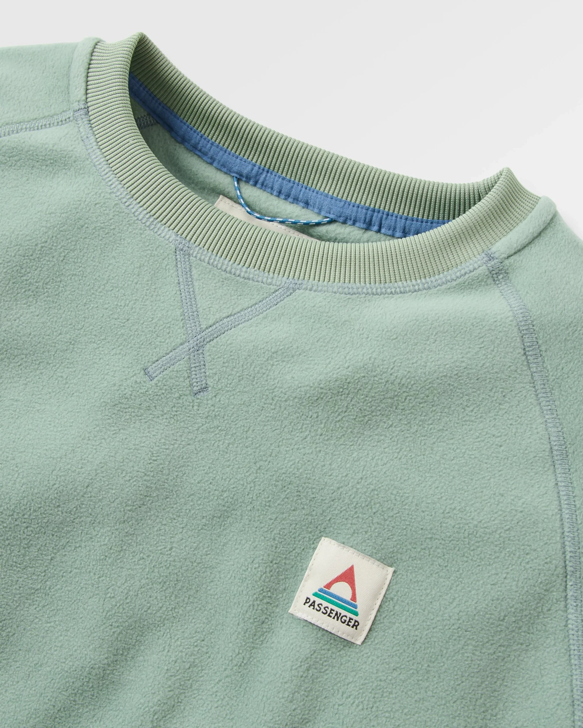 Ayla Micro Polartec® Crew Fleece - Pistachio - Image 4