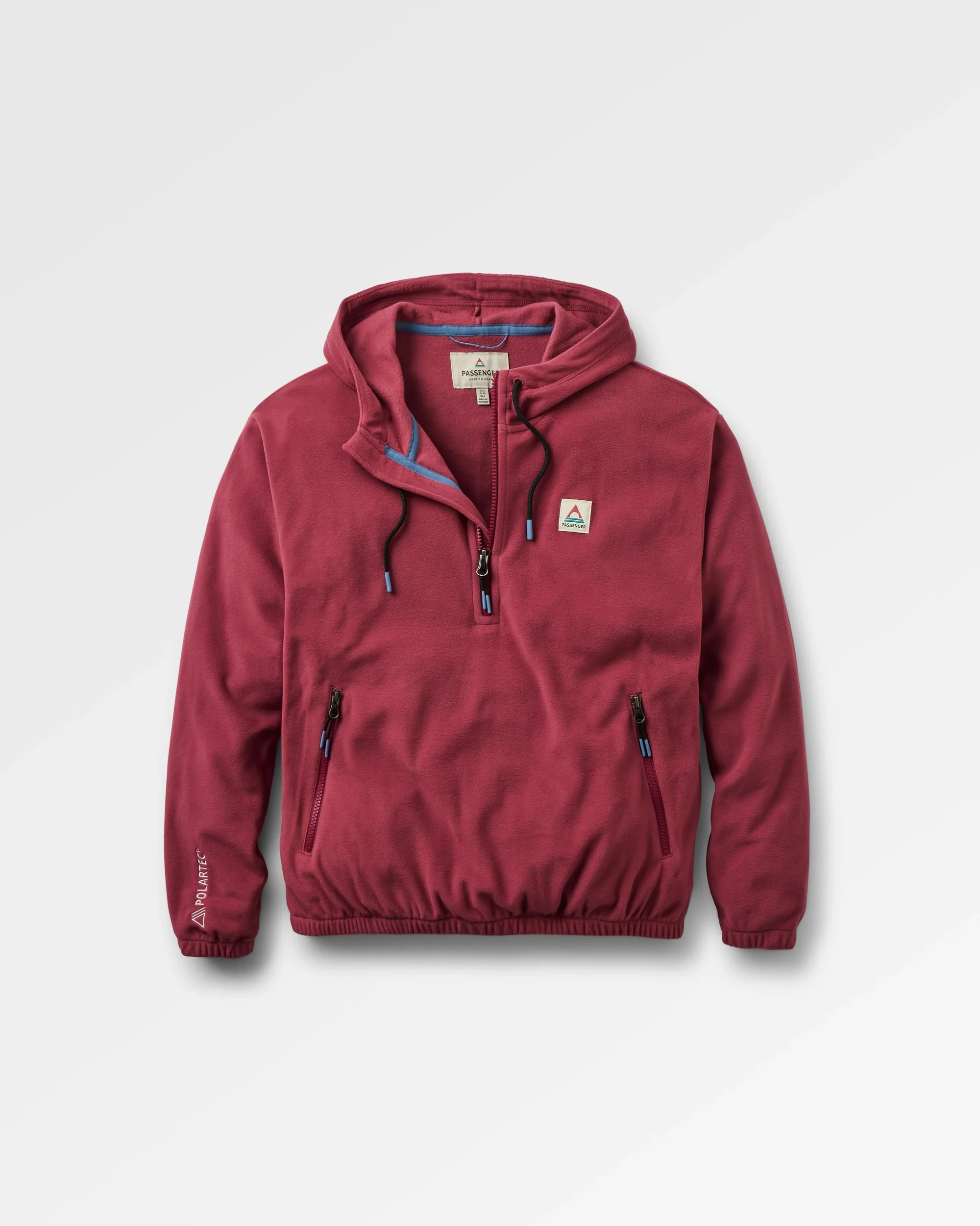Ayla Micro Polartec® Hooded Fleece - Maroon - Image 2