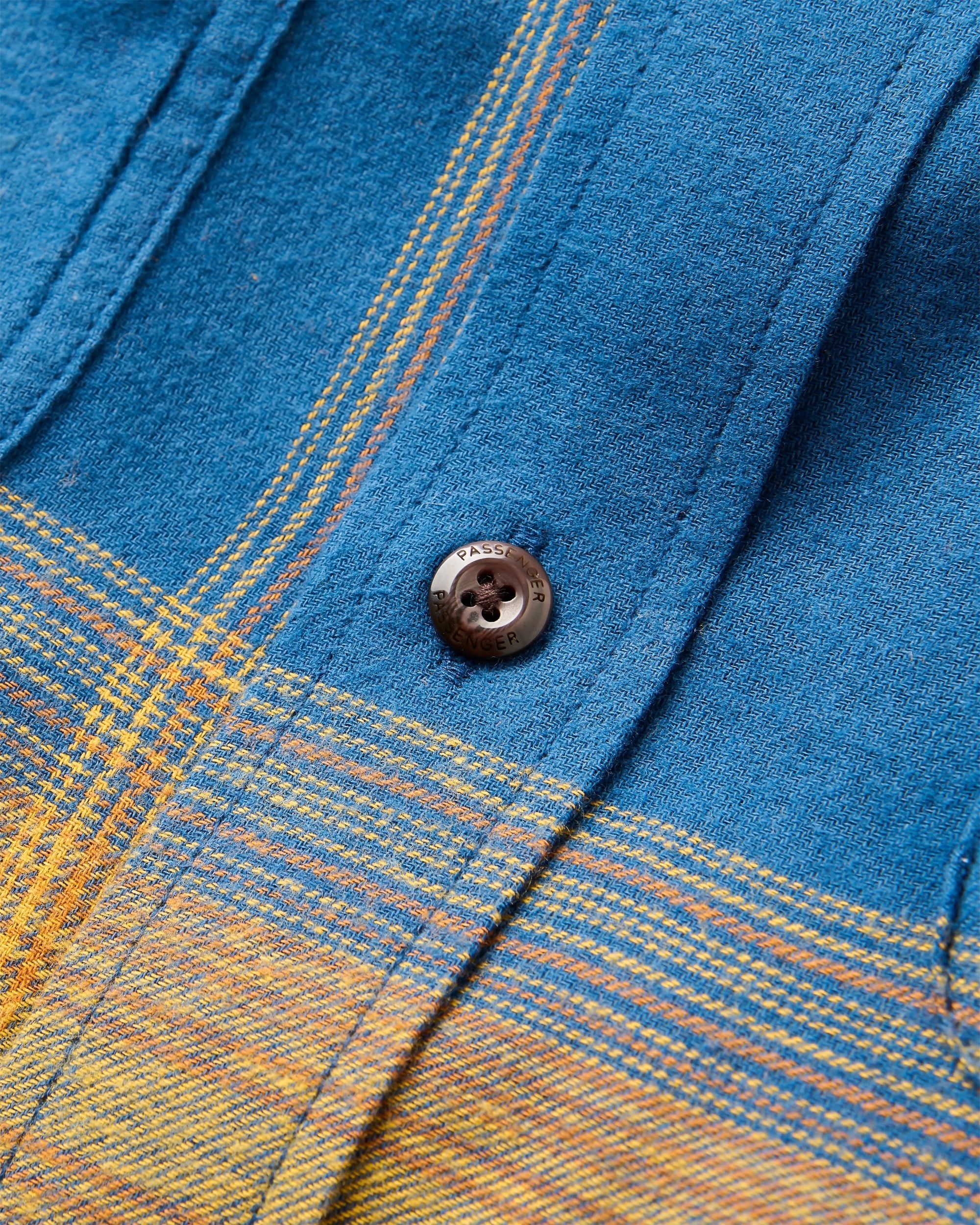 Backcountry Check Light Shirt - Rich Navy/Spruce Yellow Check - Image 8