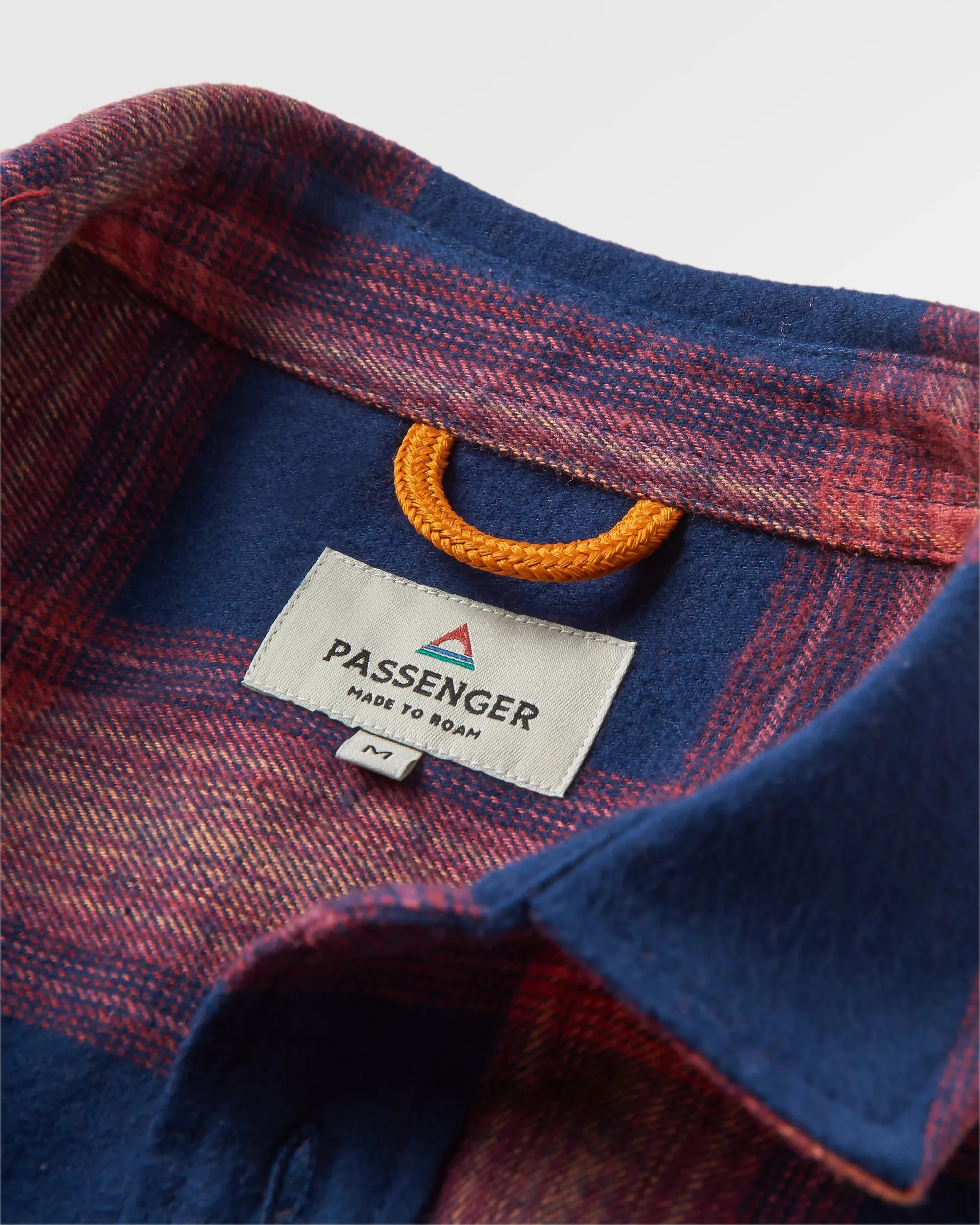 Backcountry Check Shirt - Rich Navy/ Red Ochre Check - Image 5