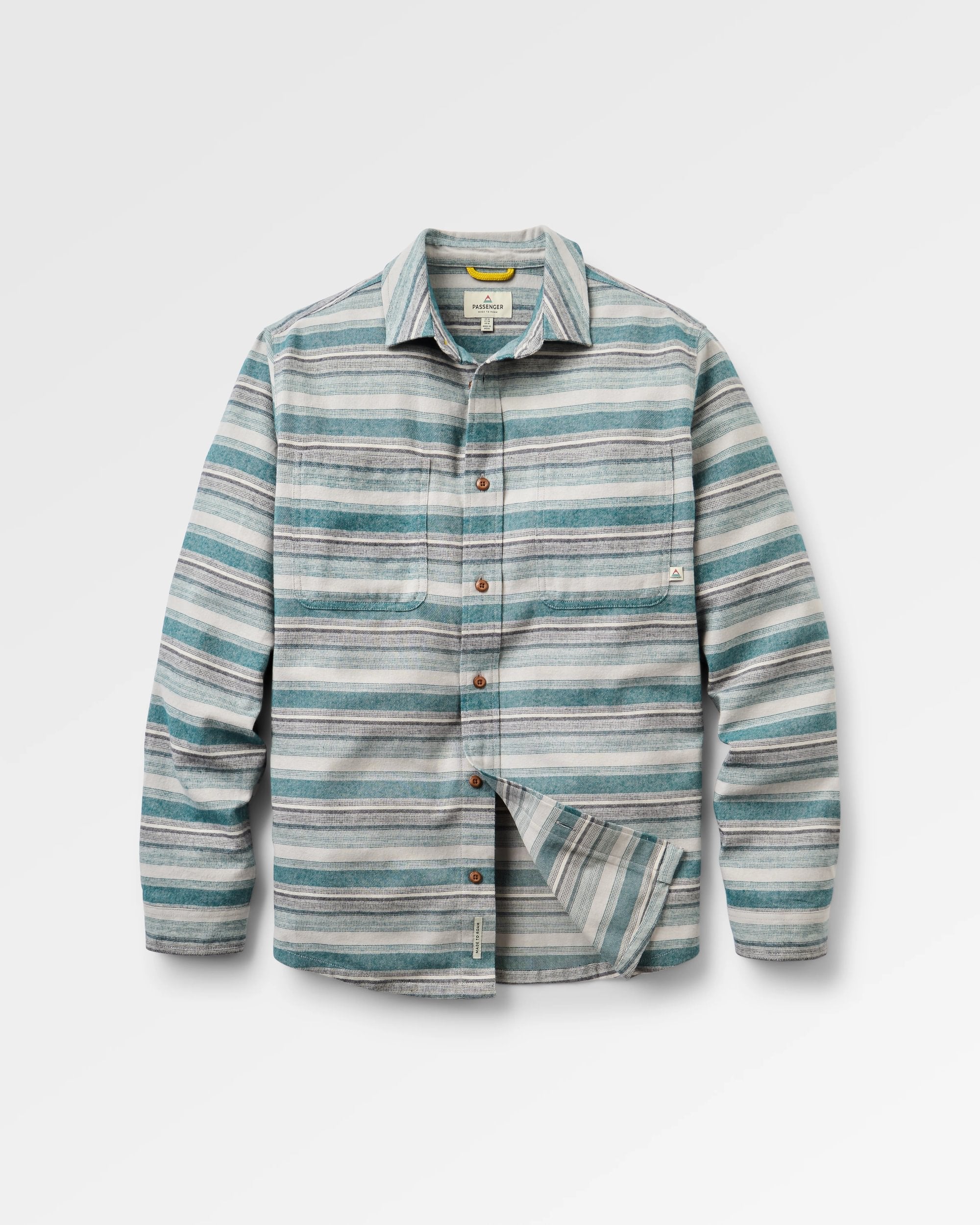 Backcountry Stripe Light Shirt - Grey Marl/Mediterranean Stripe - Image 2