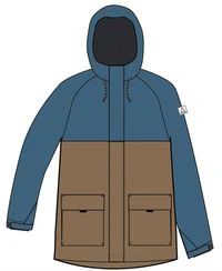 Baltic Insulated Parka - Toffee/Blue Steel - Image 11