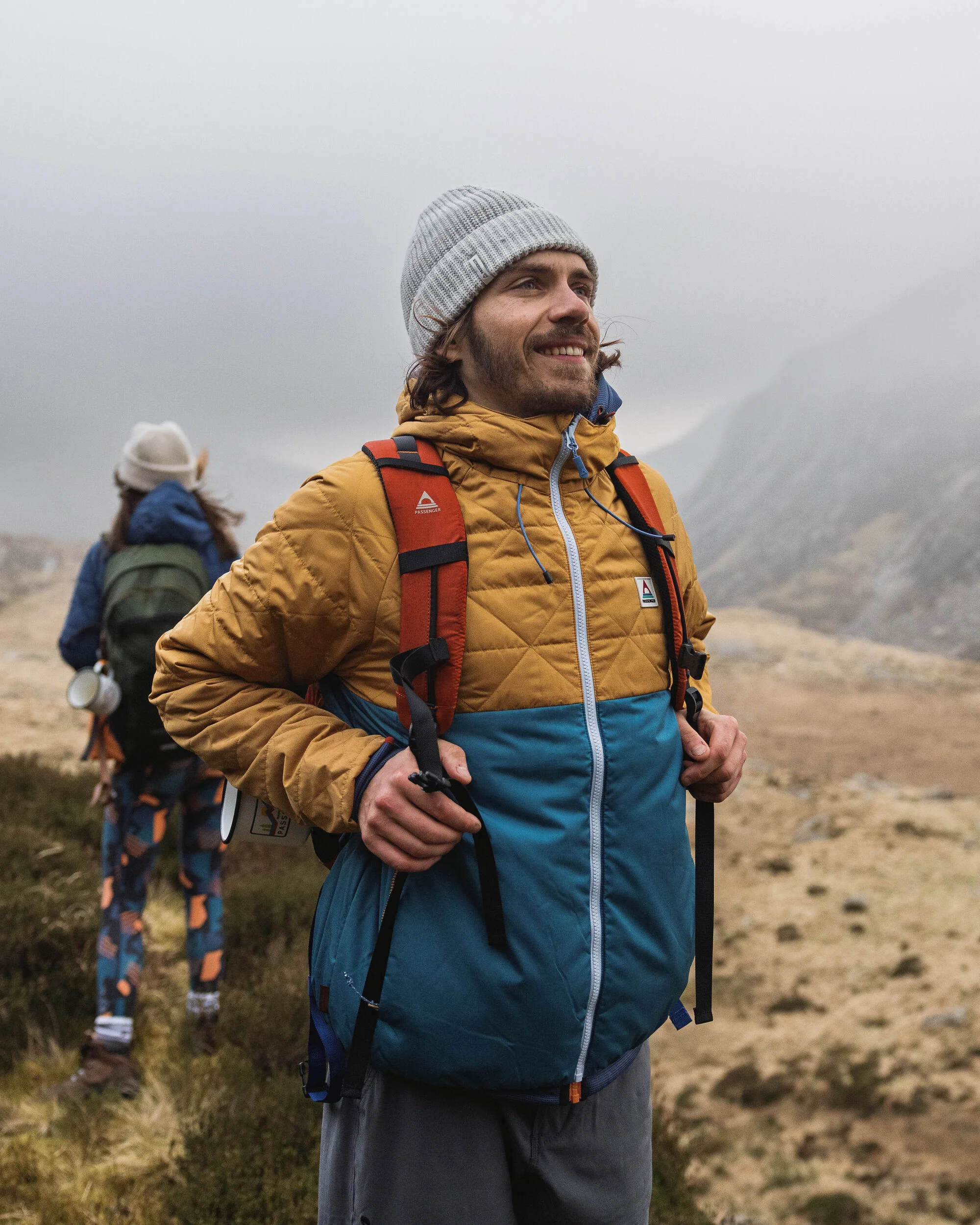 Base Thermore® Insulated Jacket - Dusty Ochre/ Corsair Blue - Image 2