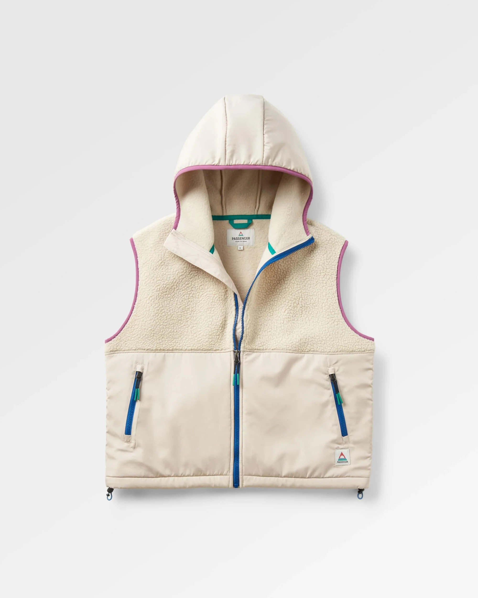 Beebalm Sherpa Fleece Vest - Oatmeal