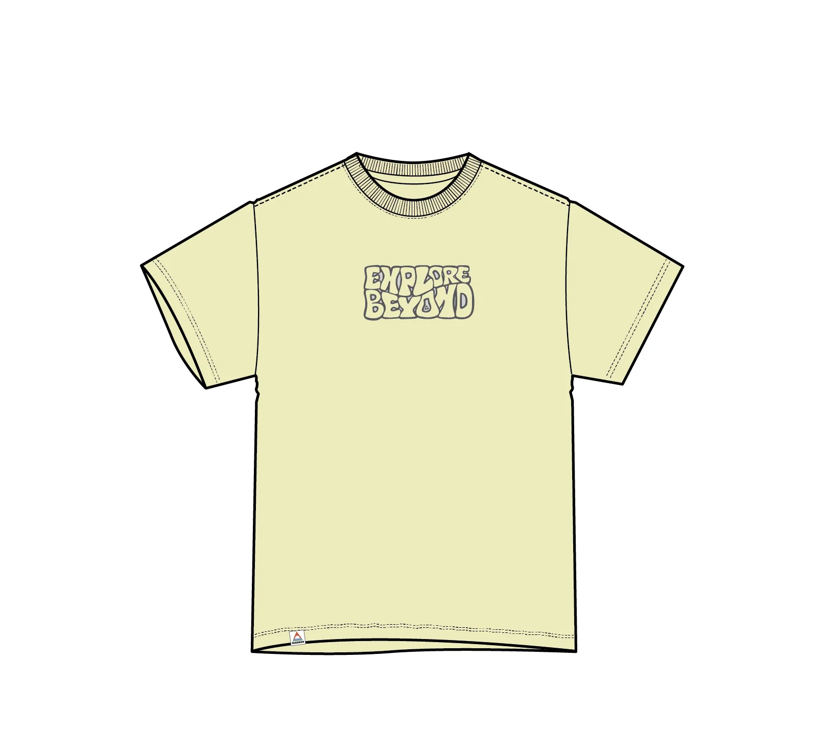Beyond Relaxed Fit T-Shirt - Pale Yellow - Image 6