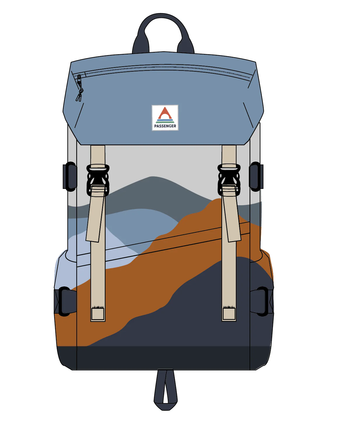 Boondocker 26L Backpack - Scenic Faded Denim - Image 11