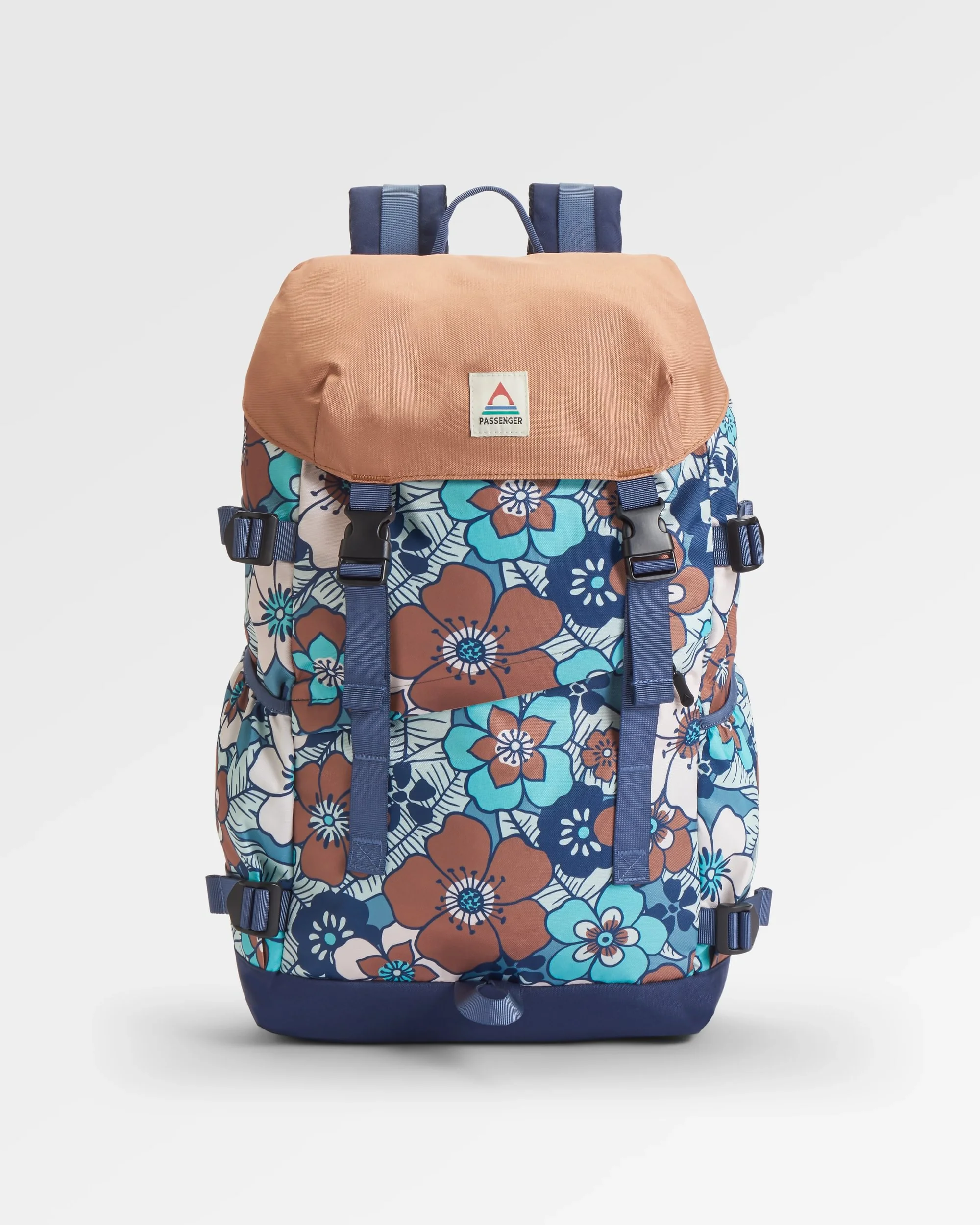 Boondocker Recycled 26L Backpack - Vintage Floral Aqua