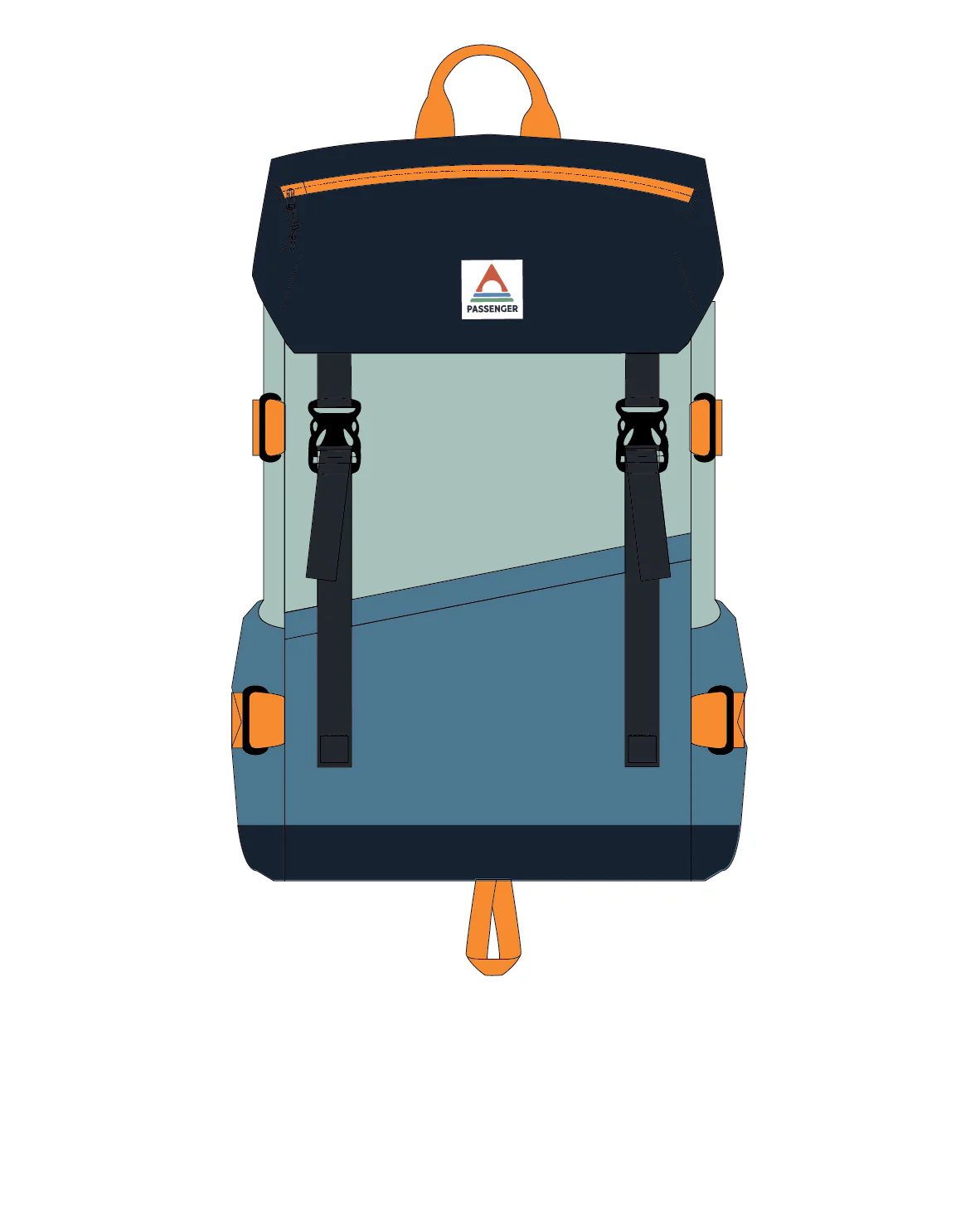 Boondocker 32L Backpack - Rich Navy/Surf Spray/Moonlight Blue - Image 14